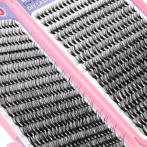 Miniatura 7 de Kit de extensión de pestañas de 640 piezas, kit de extensión de pestañas para bricolaje, pestañas individuales con unión de pestañas y sello, pinzas