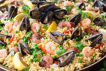 Virtus A4172447 Spanish Paella Pan, 18 1/2, Gray