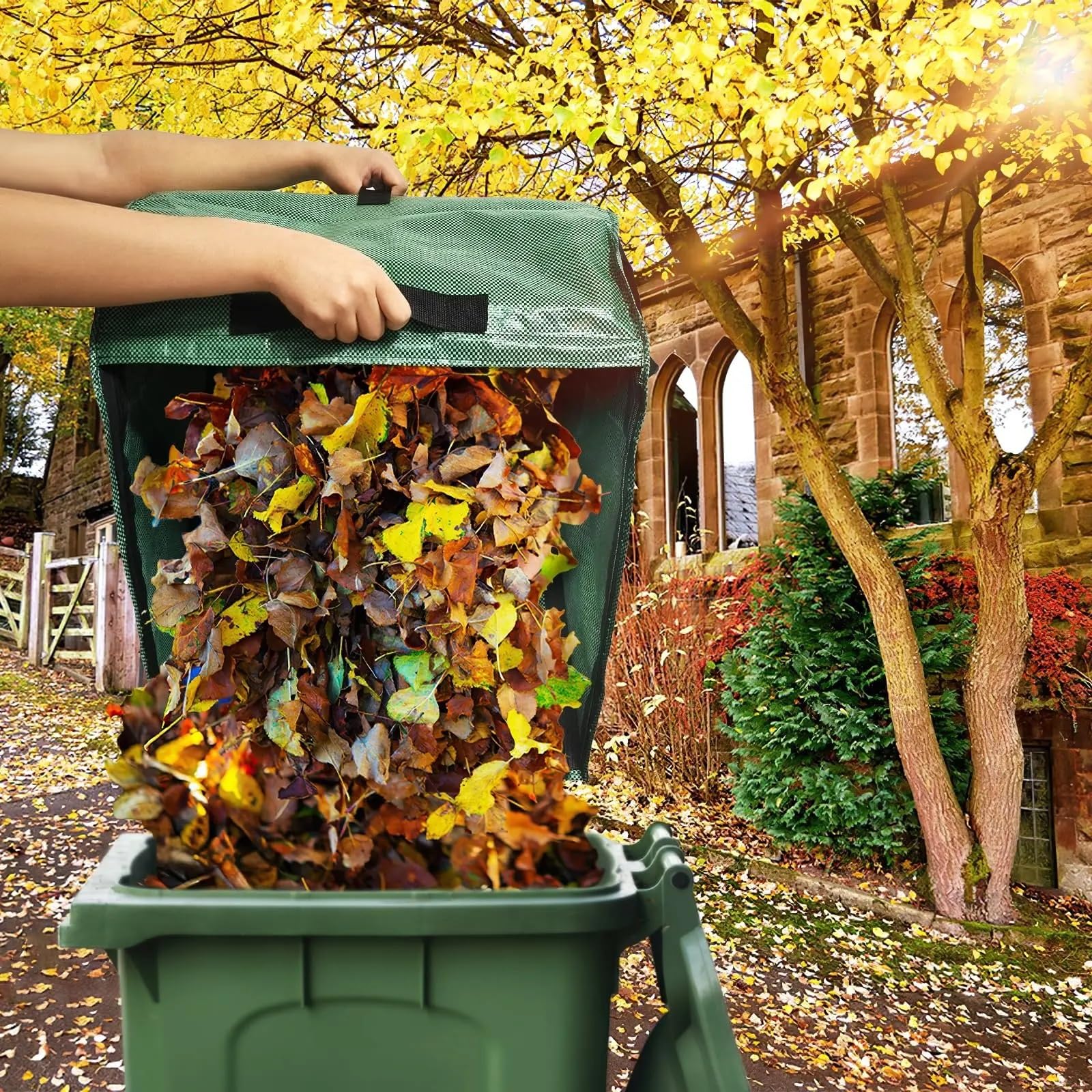 Sacco per rifiuti da giardino Sacco rifiuti giardino paletta