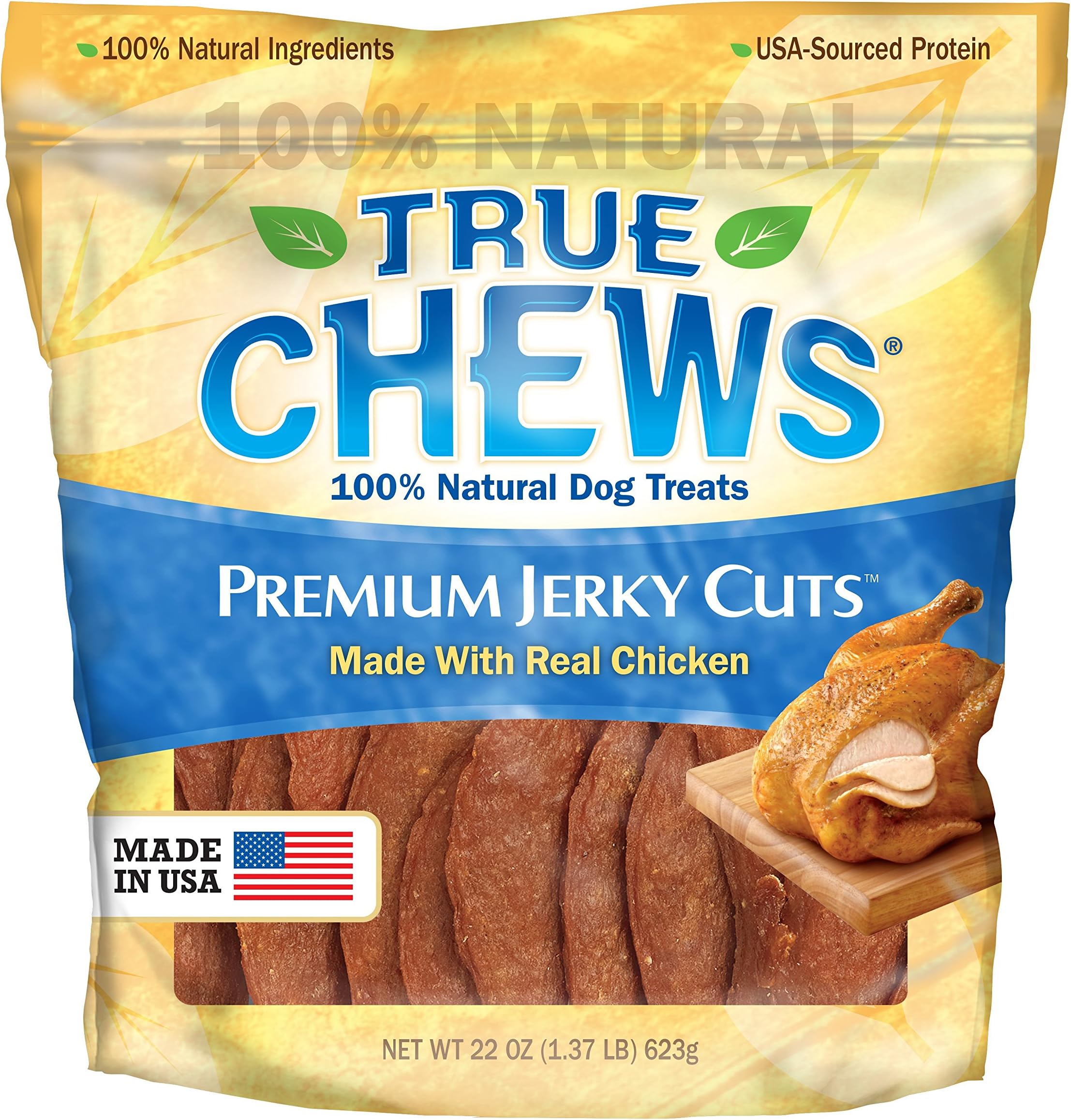 True Chews Premium Jerky Cuts Dog Treats, Chicken Tenders, 22 Ounce