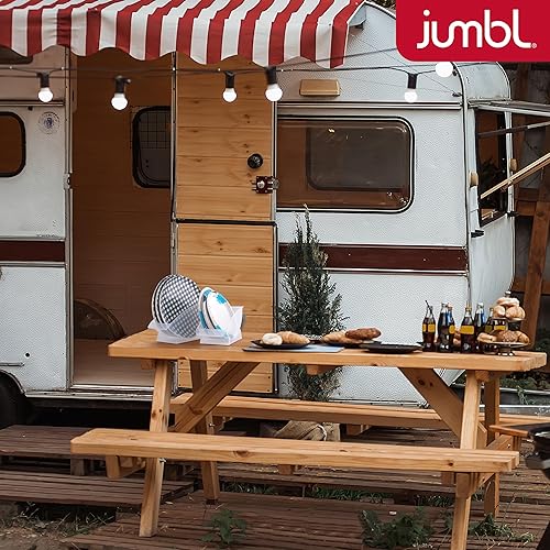 Miniatura 8 de Jumbl Soporte Vertical para Platos de Cena de 10 Pulgadas, Ahorrador de Espacio en Gabinete y Organizador, Soporte de Platos de Plástico Perfecto