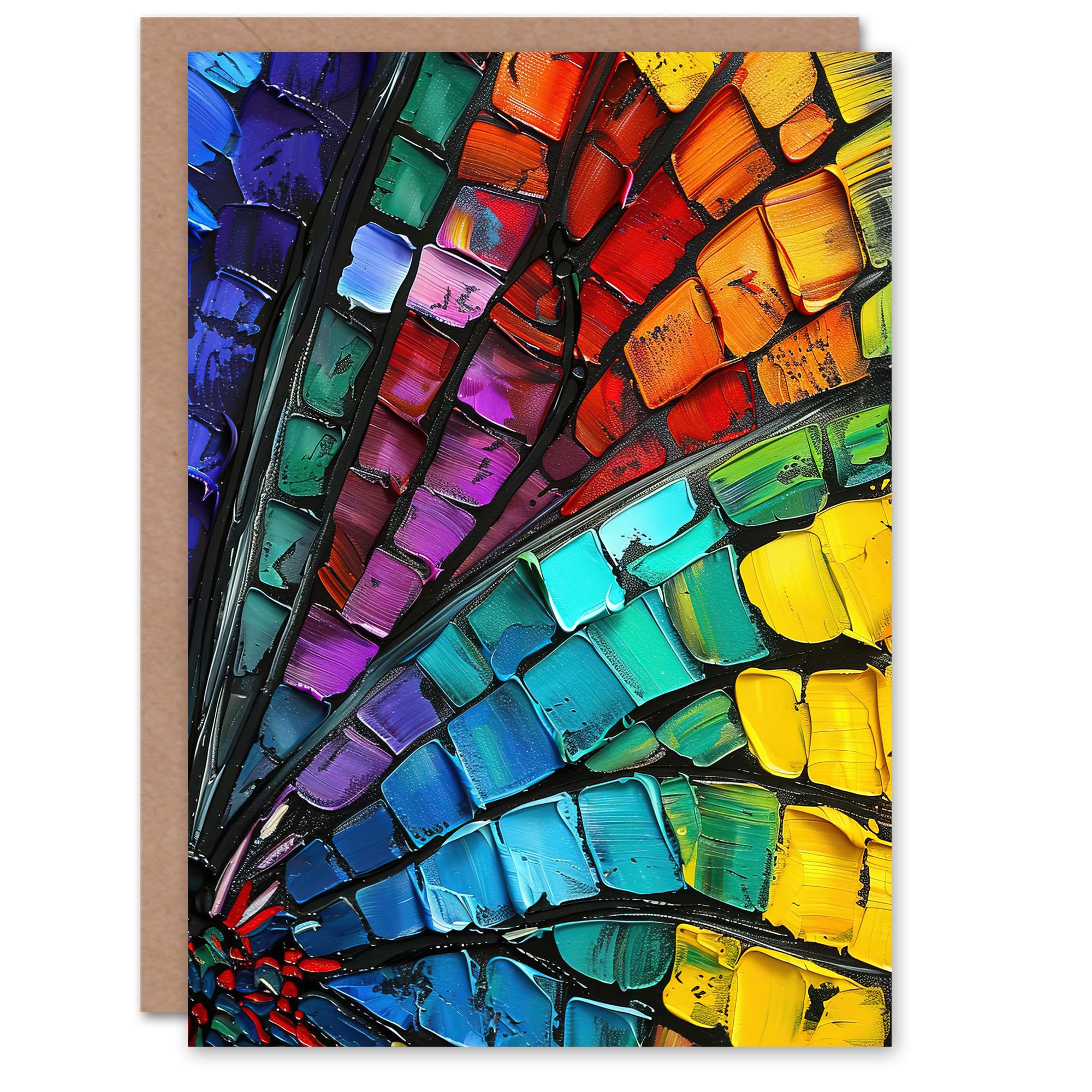 Artery8 Dragonfly Wing Greeting Card - Blank Card - Art Card