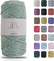 Vista 82 de Makromecity, Cordón de macramé de poliéster de 0.079 in x 125 yardas (375 pies) de 0.079 pulgadas, cuerda de polipropileno para macramé, para colgar