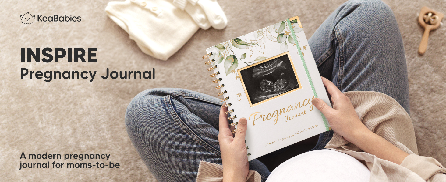 Pregnancy Journal for First Time Moms Gifts - 90 Pages Hardcover Pregnancy Memory Book, Beautiful & Cute Baby Book Keepsake, Ultrasound Baby Scrapbook, Mom To Be Gift (Alpine)