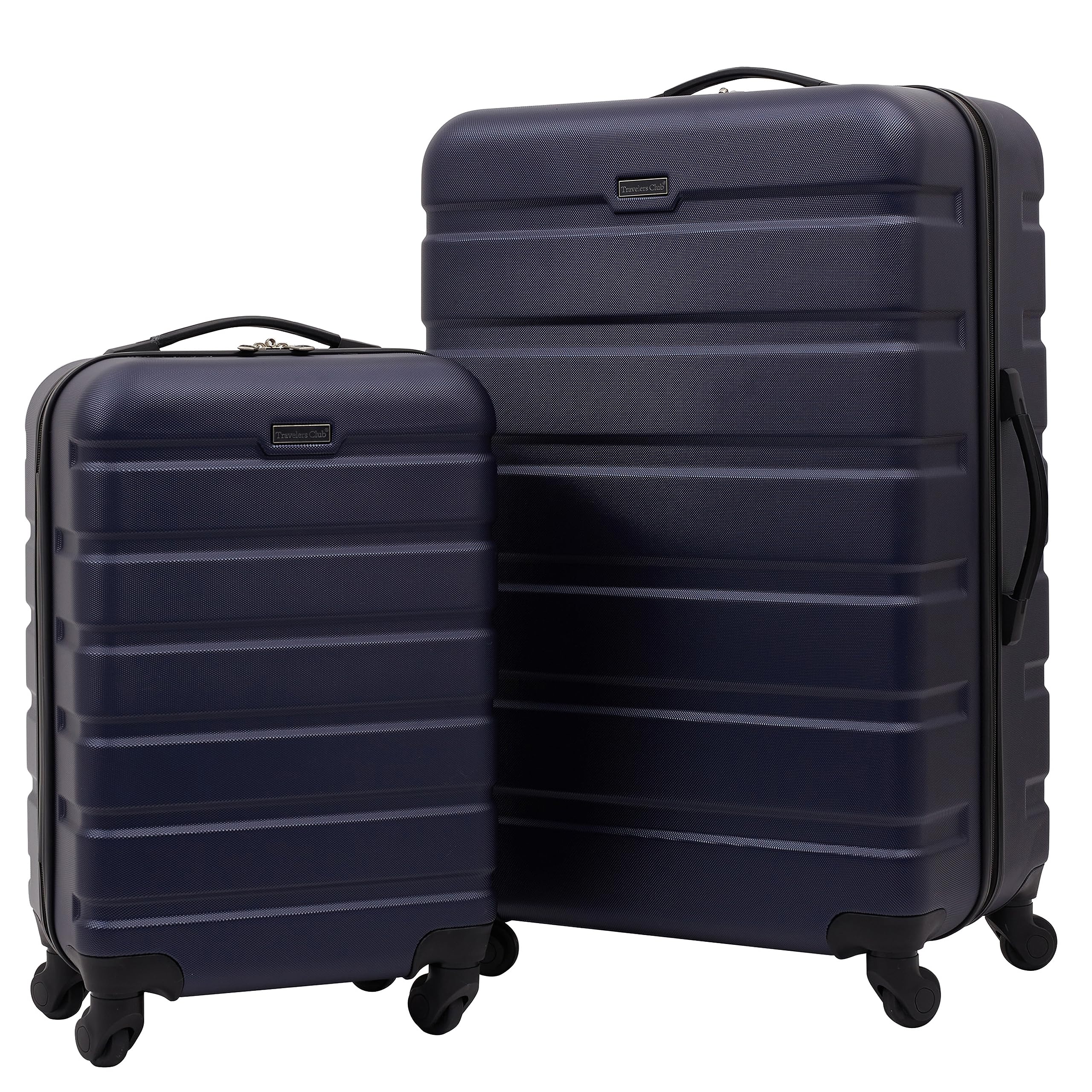 Travelers Club Harper Luggage, Blue, 2 Piece Set