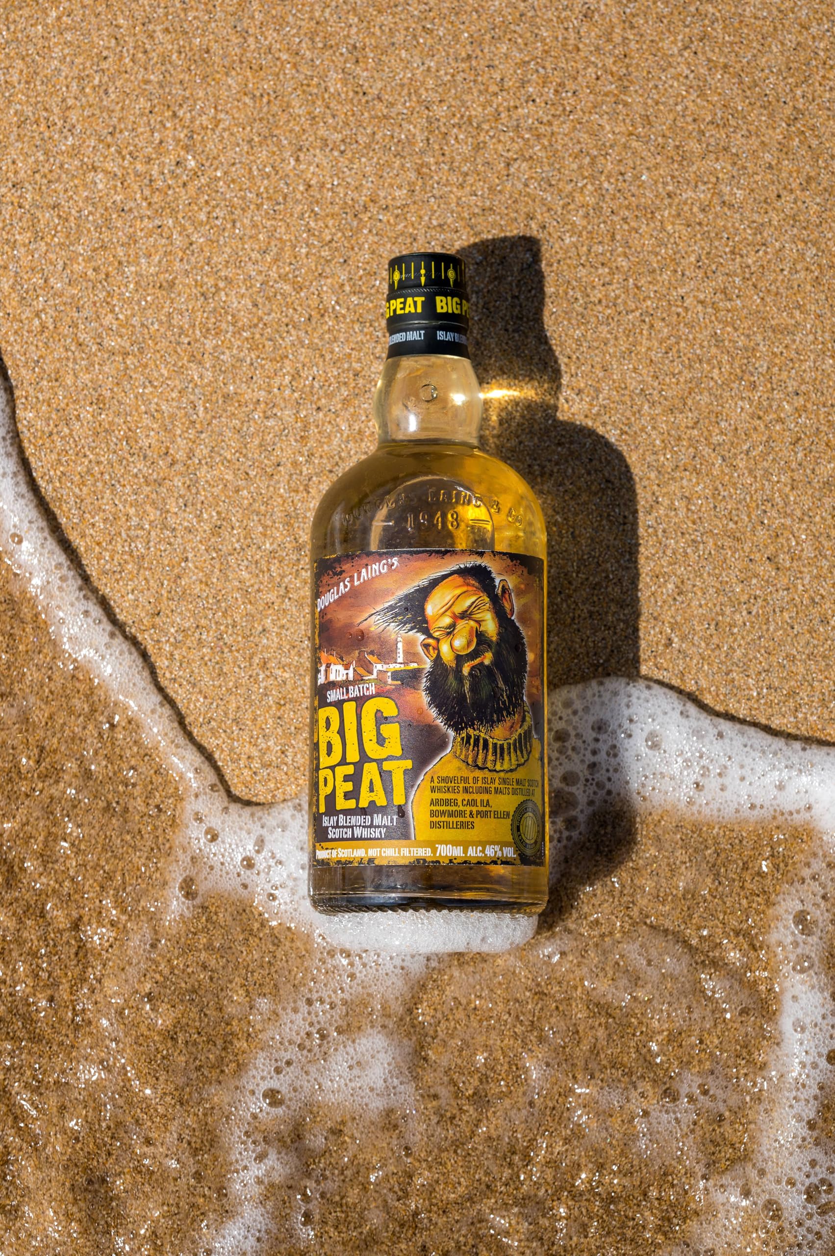 BIG PEAT - Blended Malt Whisky - 46 % Alcool - 70 cl | Origine : Écosse / Islay - Notes de Réglisse & de Tourbe - Whisky de Dégustation