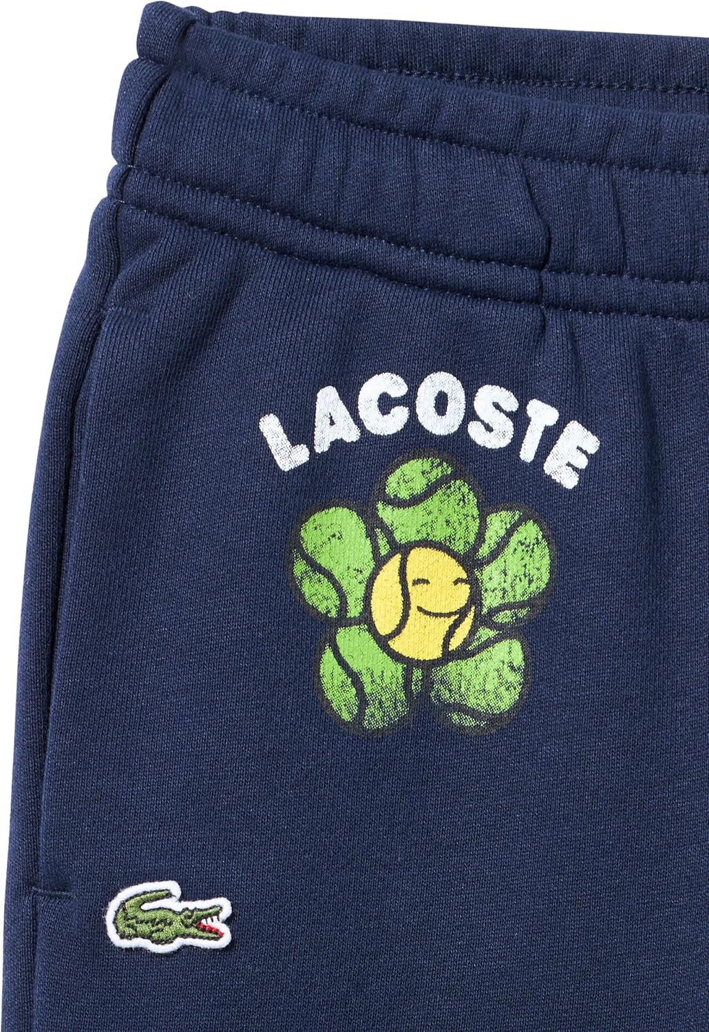 Lacosteボーイズプリントスウェットパンツ キャラバスケット