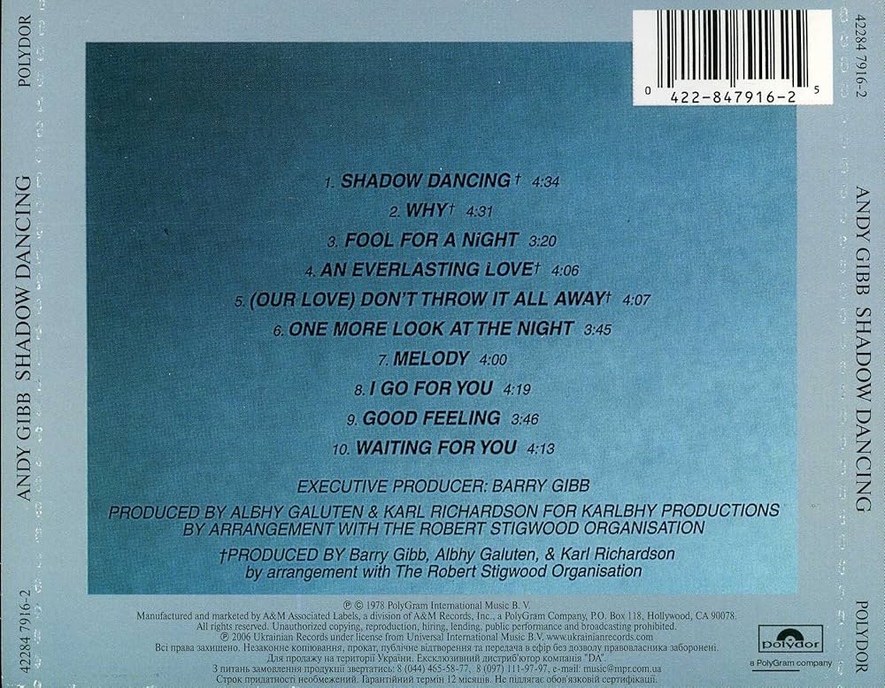 Amazon.co.jp: Shadow Dancing: ミュージック