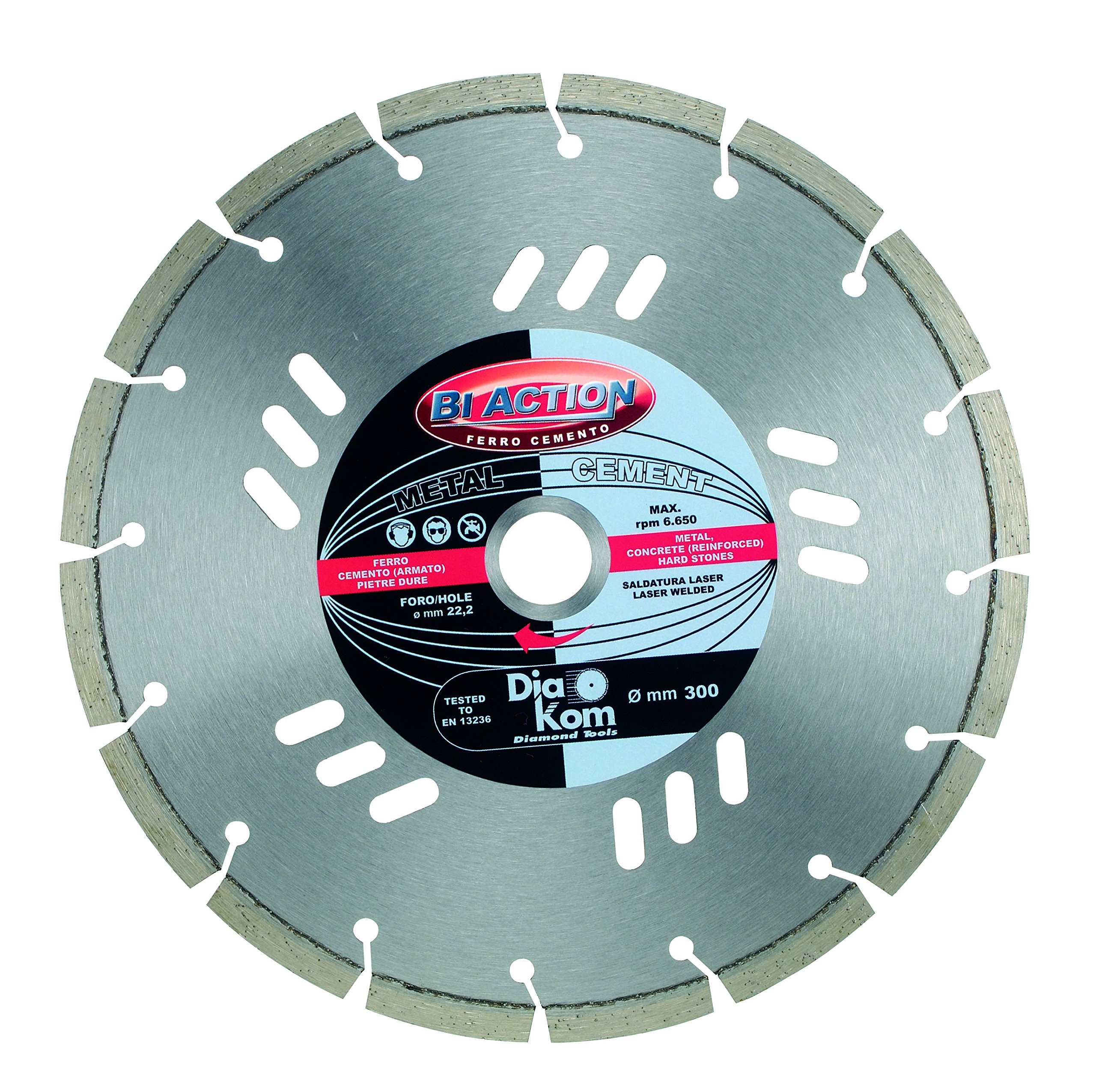 DISCO DIAMANTATO TOP DI GAMMA 11500B Ø 115 FORO 22,2 CON H 9 SETTORI DA UTILIZZARE SU SMERIGLIATRICE A