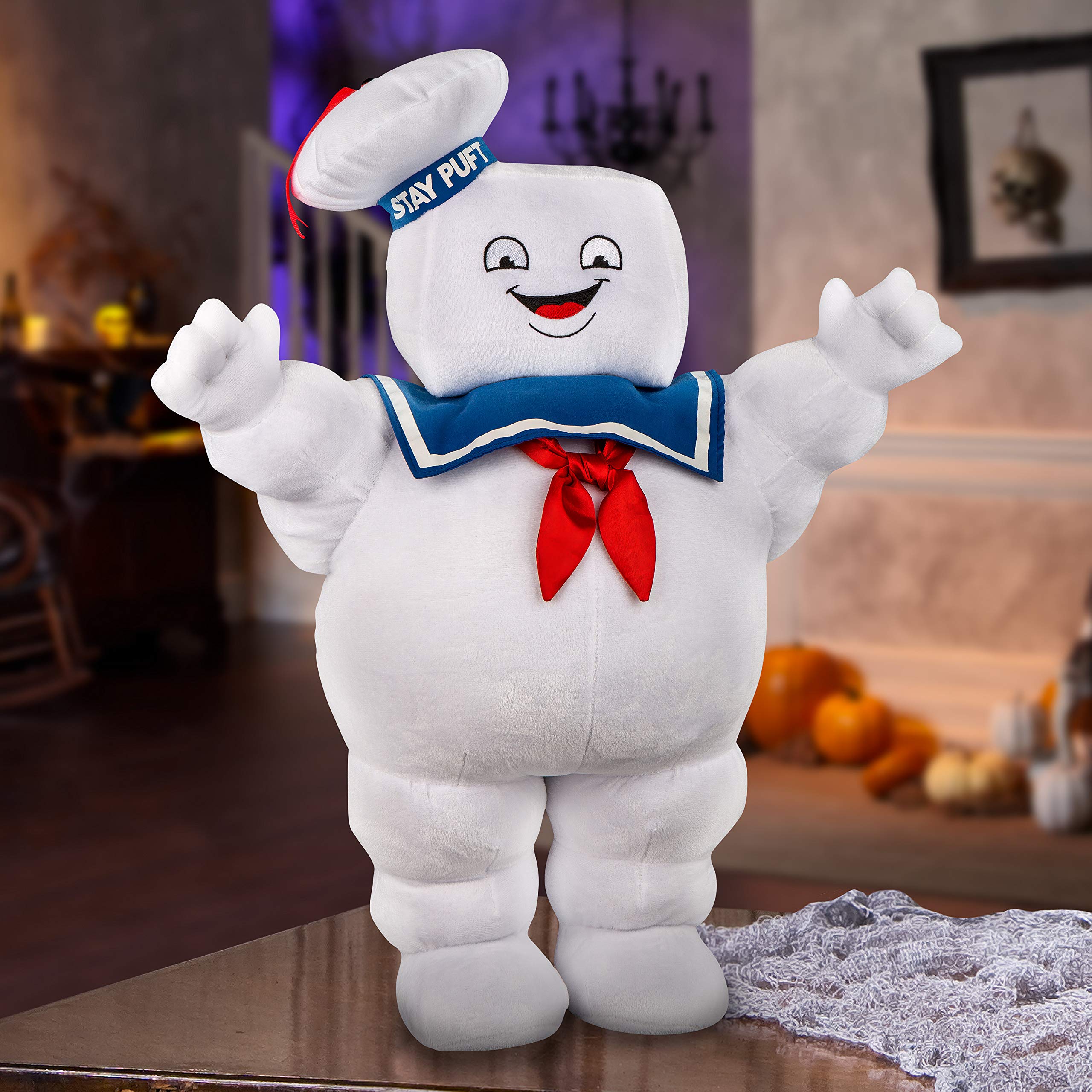 Amazon.co.jp: Gemmy Halloween Greeter Stay Puft OPP ゴースト