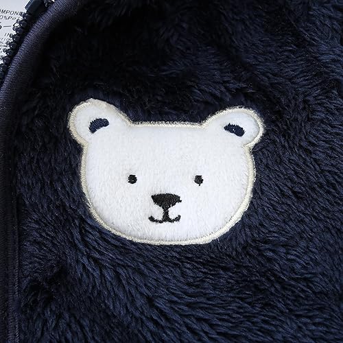 Miniatura 4 de Baby Fleece Winter Jumpsuit Cute Cartoon Comfy Fluffy Romper for 0-18M