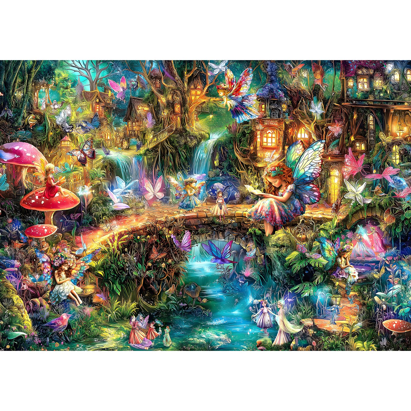 Amazon.com: Blueforest 1000 Piece Puzzle for Adults - Magical