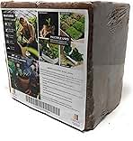 Easy Use Coco Coir Organic Top Soil for Indoor/Outdoor Plants; 4 Bricks Expands to 10 Gallons, Excellent Aeration, Reduces Weed Growth, and Retains Water (4)
