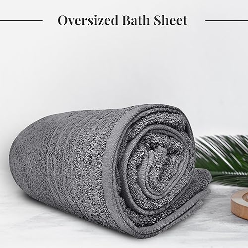 Miniatura 2 de Tens Towels Paquete de 1 toalla de baño jumbo de 40 x 80 pulgadas, extra grande y ligera, de secado rápido, 100% algodón, súper suave y absorbente,
