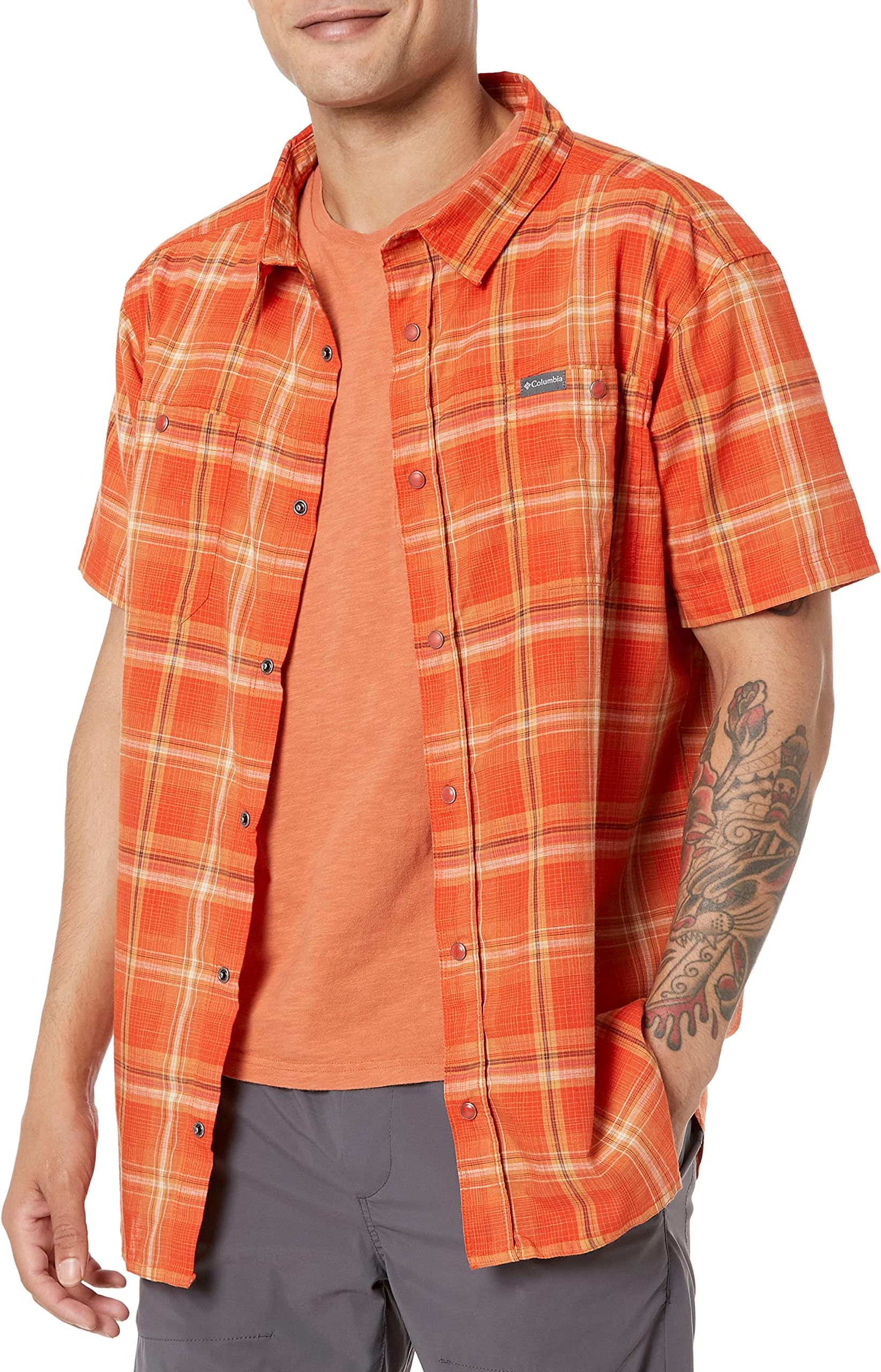 Columbia Men's Leadville Ridge Short Sleeve Shirt Ii Hiking