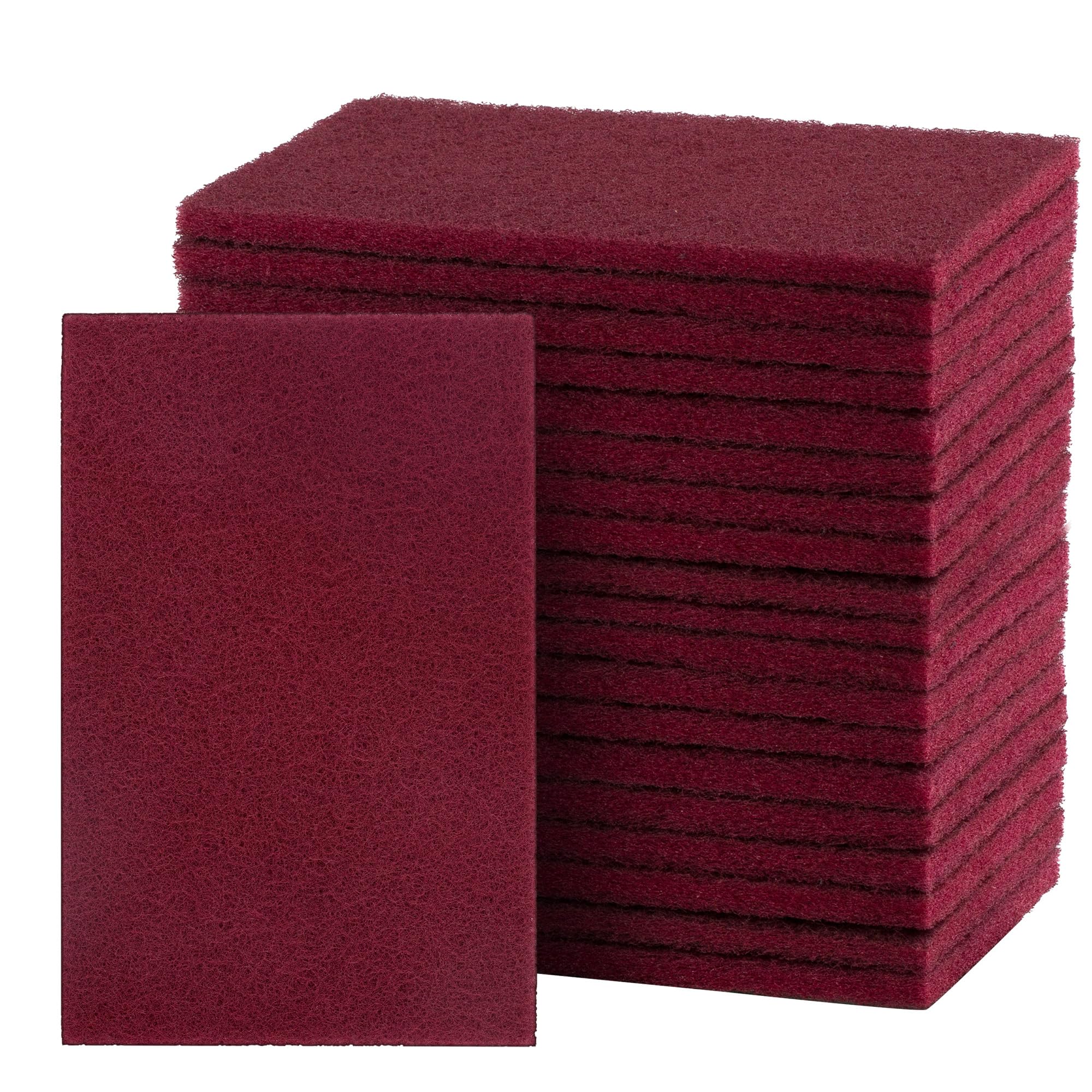 Maroon Scuff Pads - 10 Pack 320 Grit -7
