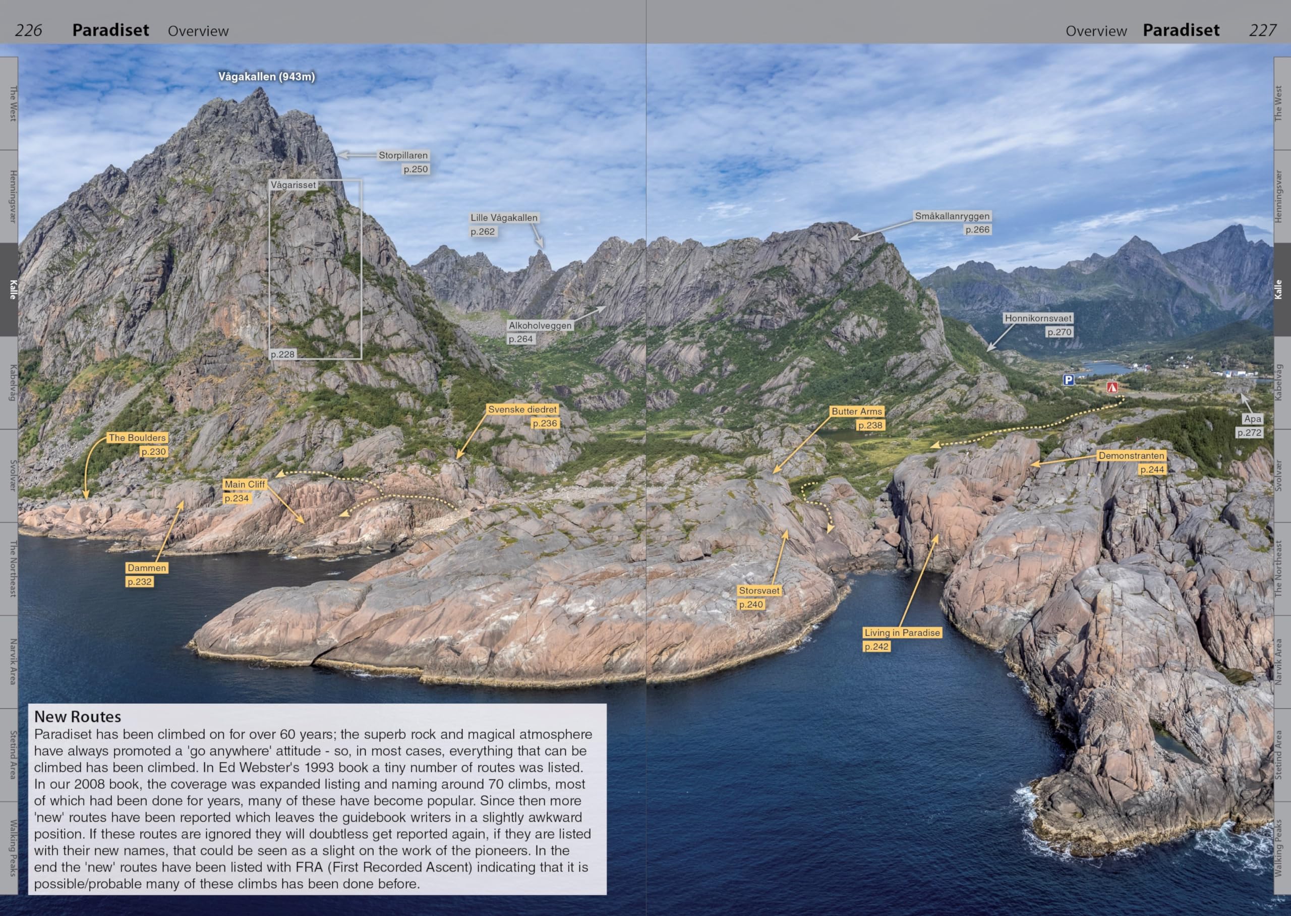Lofoten Climbs: Rock Climbs on Lofoten and Stetind in Arctic Norway