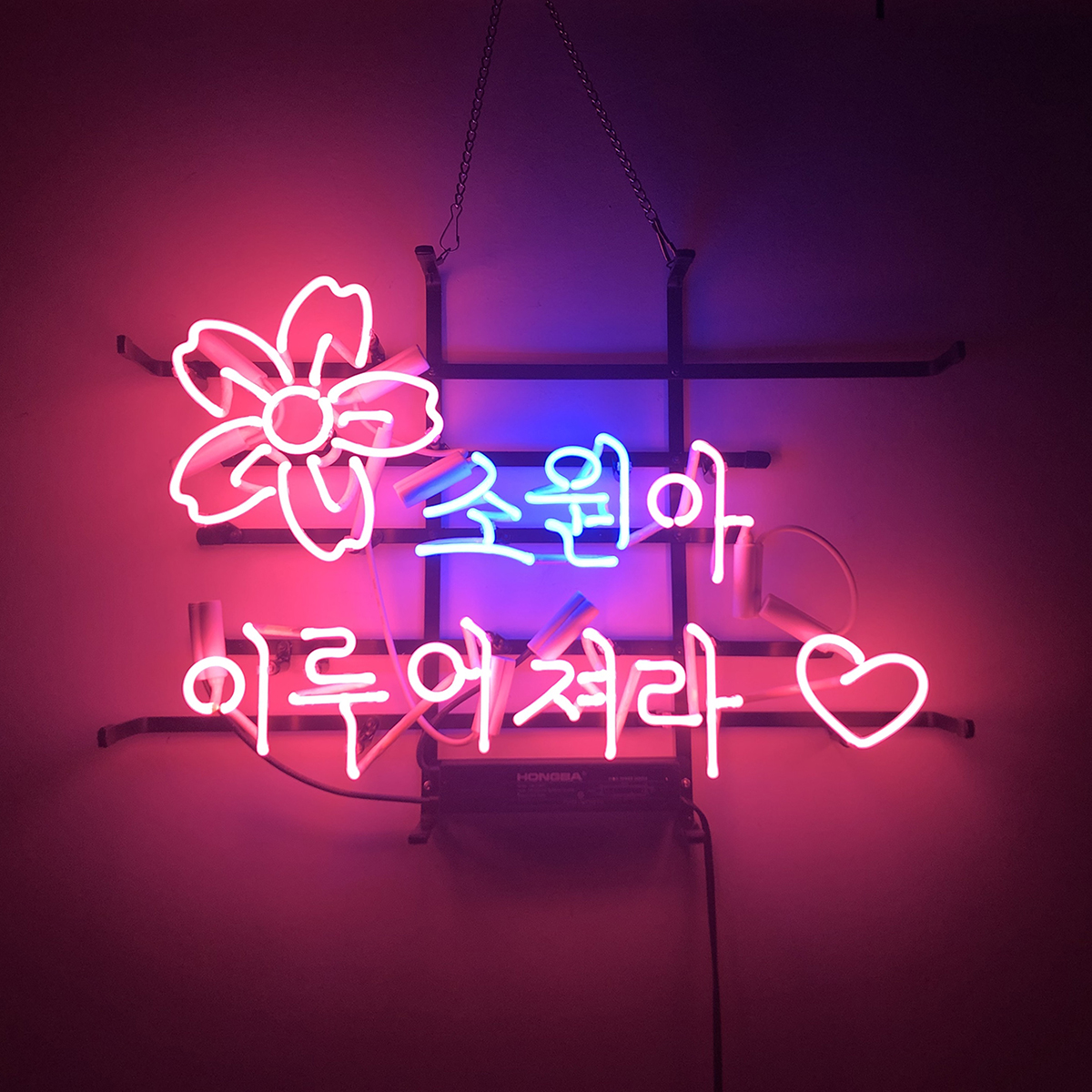 Amazon | ハングルネオンサイン 韓国語 NEON SIGN スタジオ ホーム