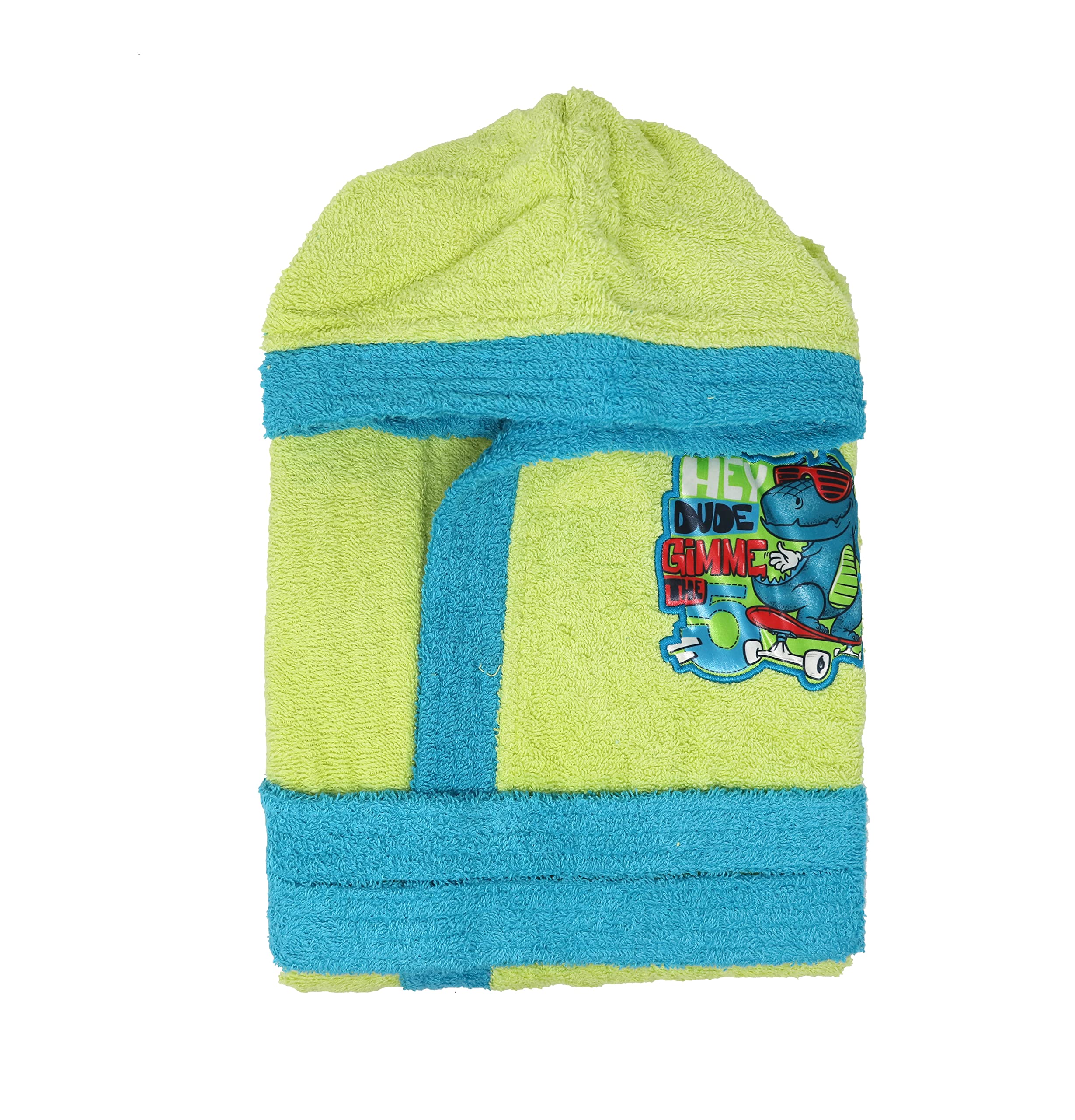LEBENGOOD - Albornoz Niñas Algodón: Niña, Infantil - 100% Algodón OEKO-TEX® - 2 Bolsillos, Cinturón, Capucha, Albornoces Felpa muy suave con bordados para niñas