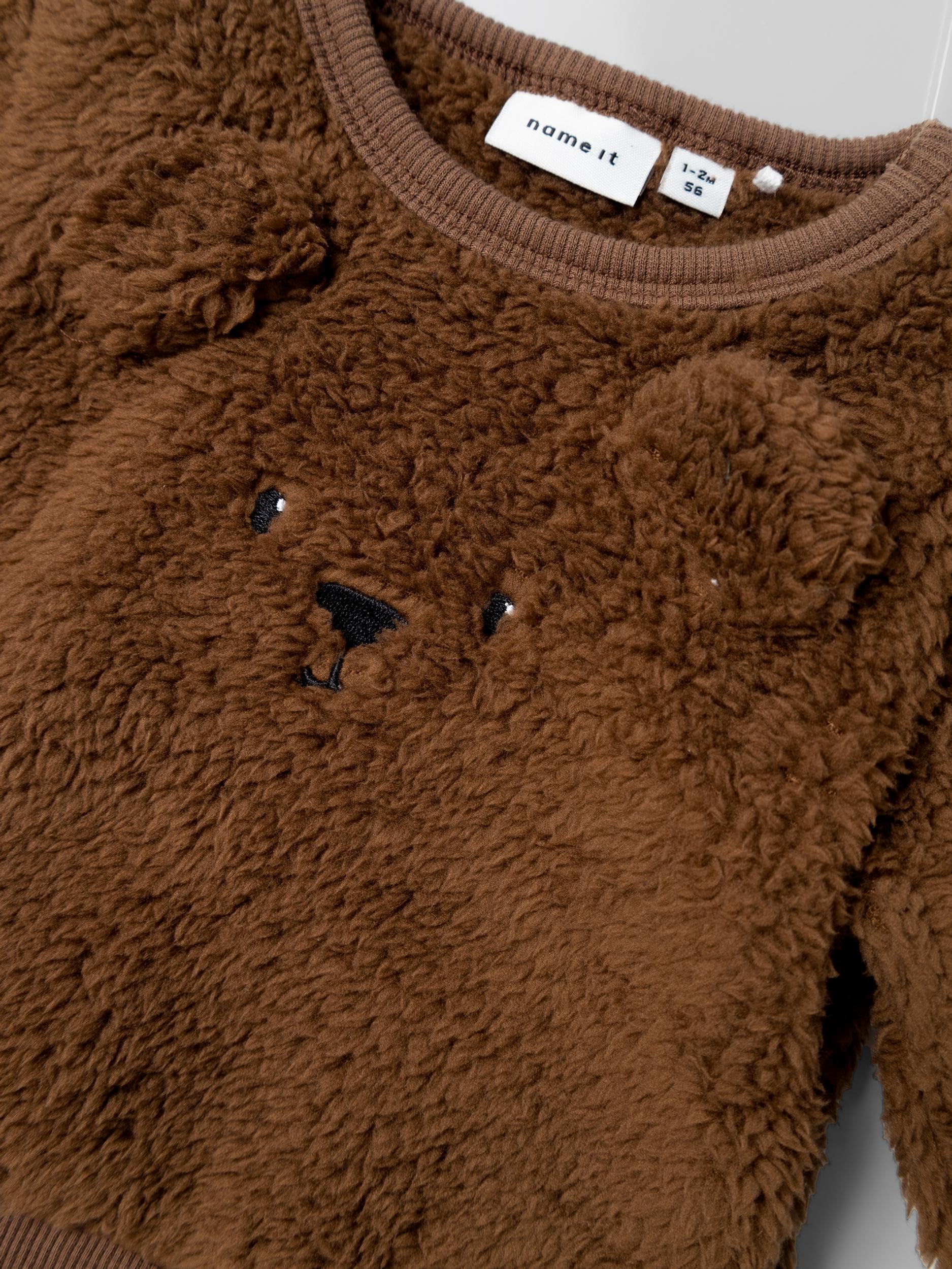 NAME IT Nbmsinai LS Teddy Suéter para Bebés