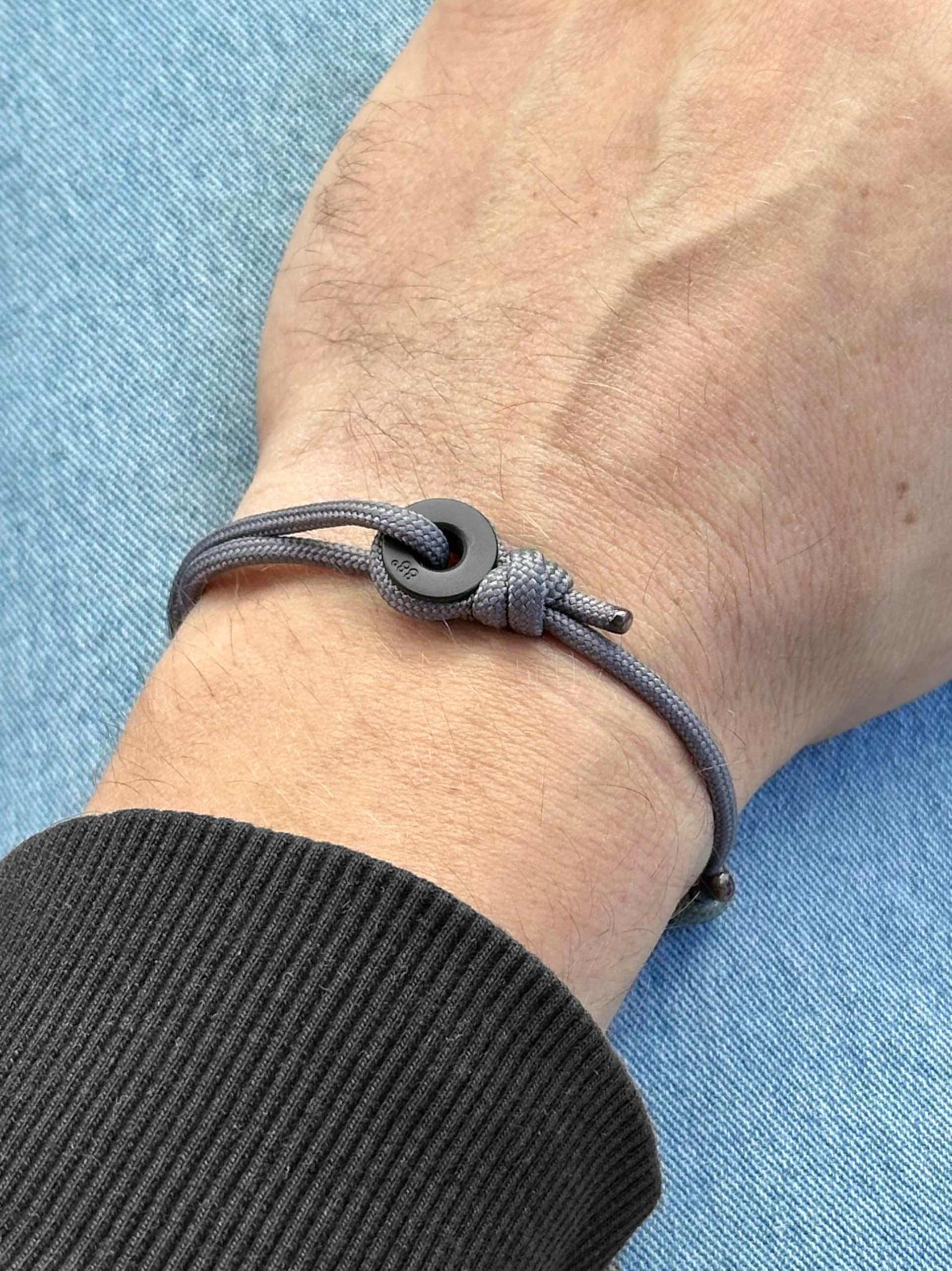 Bracciale con Redancia Nautica, Bracciale in Corda Resistente per Appassionati di Vela, Regolabile, Fatto a Mano nel Regno Unito