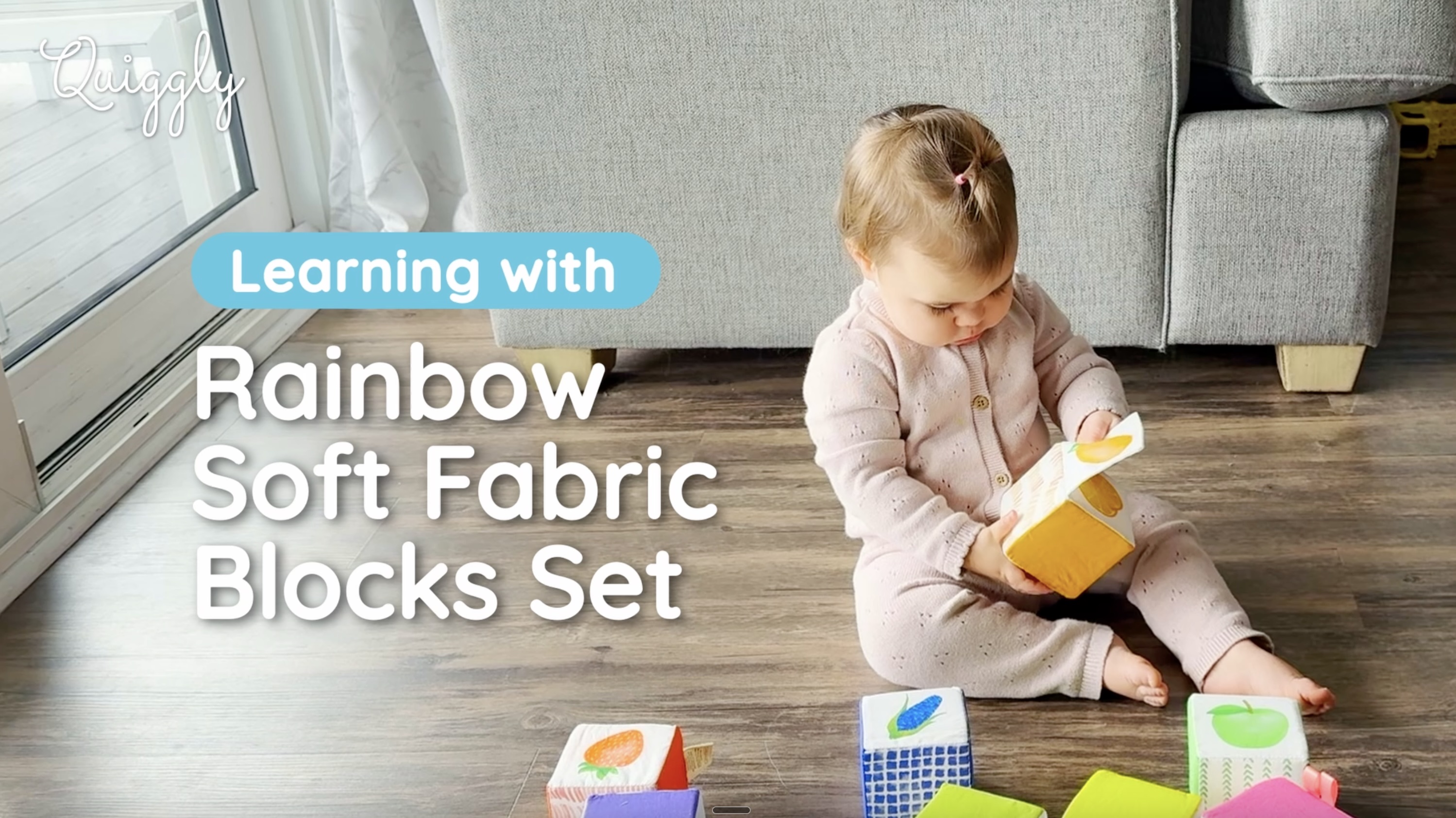 Amazon.com: Quiggly Soft Cotton Fabric Baby Blocks - Montessori