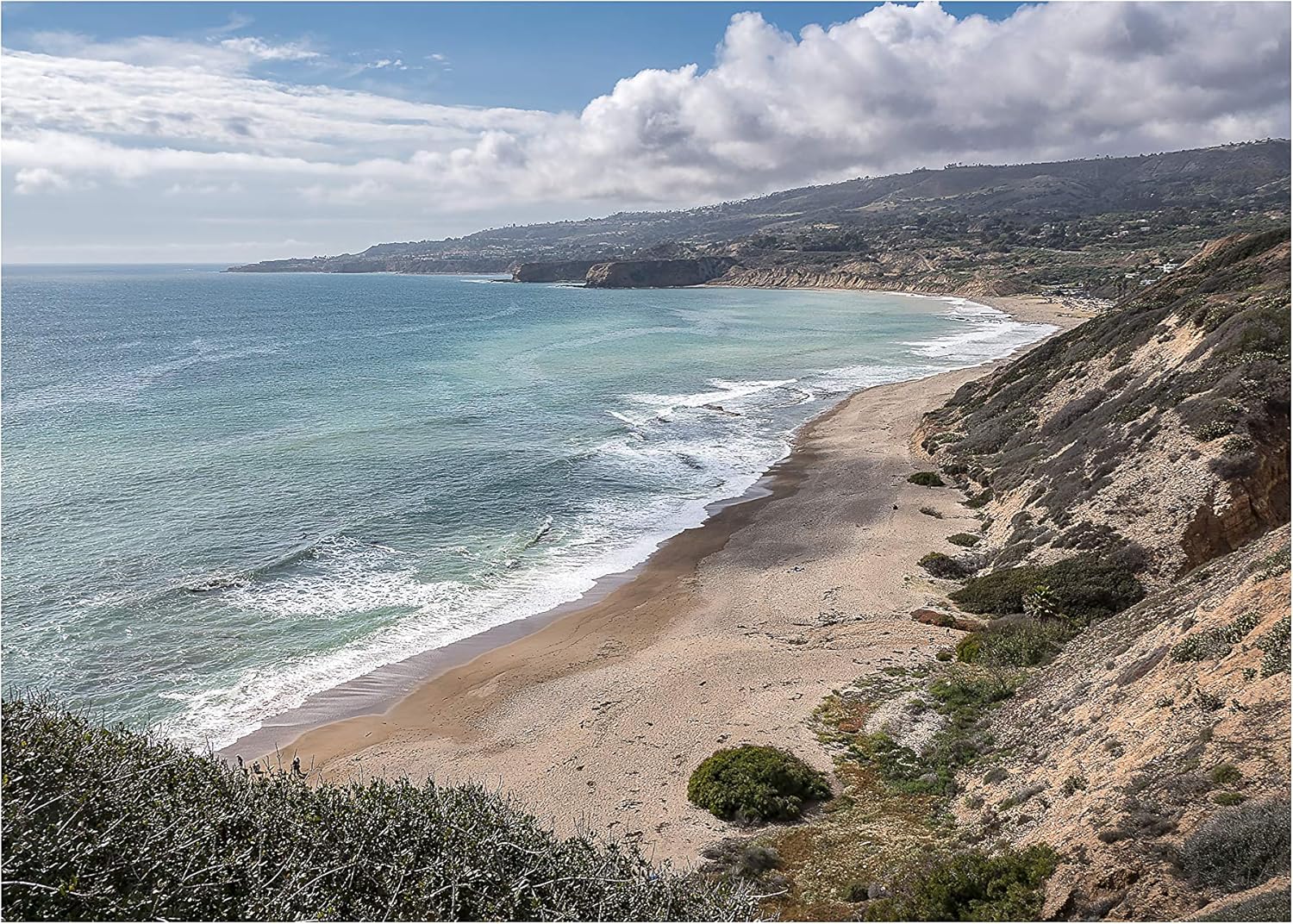 A O Tucker Artwork - Seascape - 8 x 10 Photo - Ocean View with Clouds from a Coastal California Sandy Beach - Fine Art Photograph - Unmatted Print - Ready to Mat/Frame Home & Office Decor