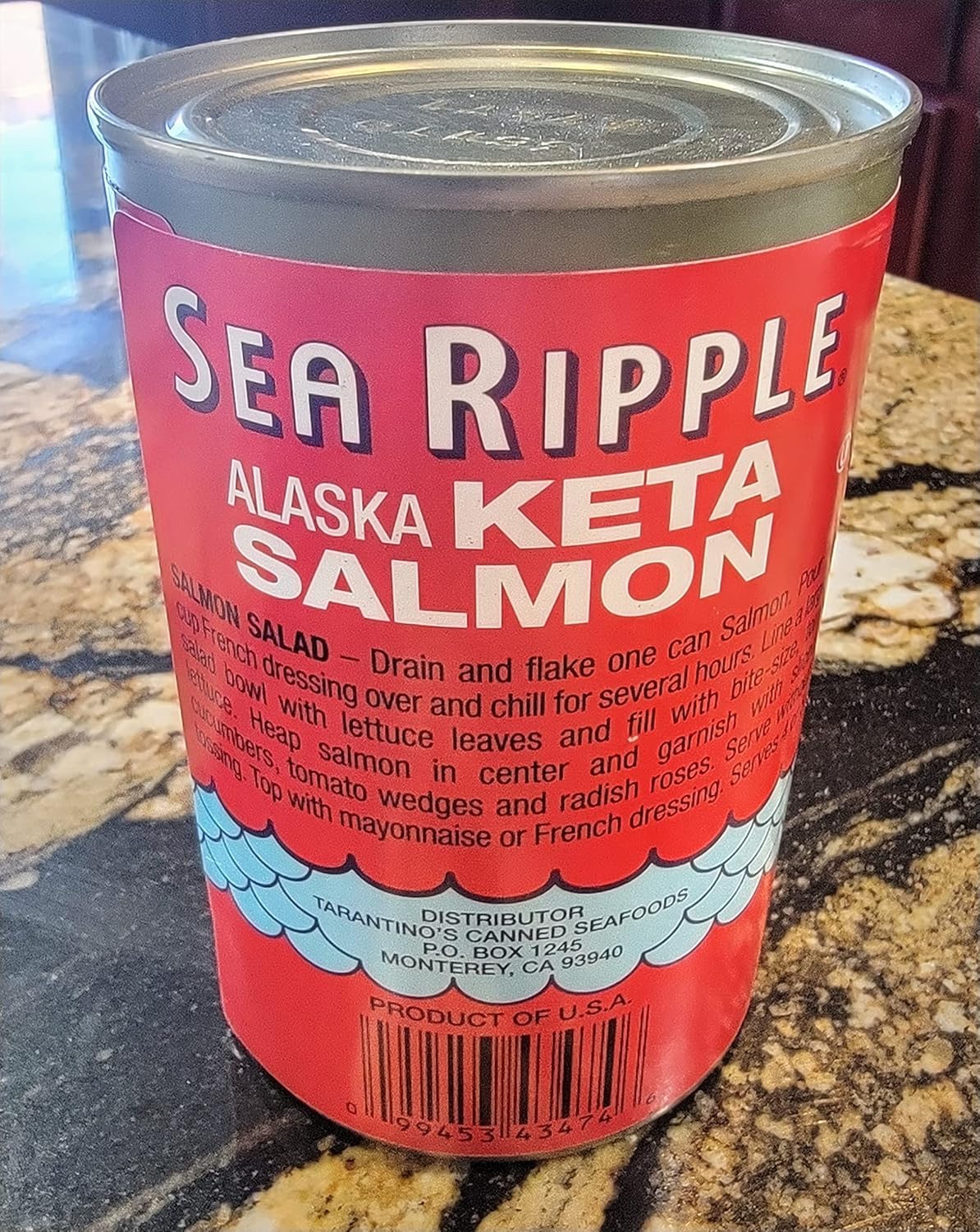 Alaska KETA Salmon Caught Latas de 14 onzas (paquete de 6) Sin
