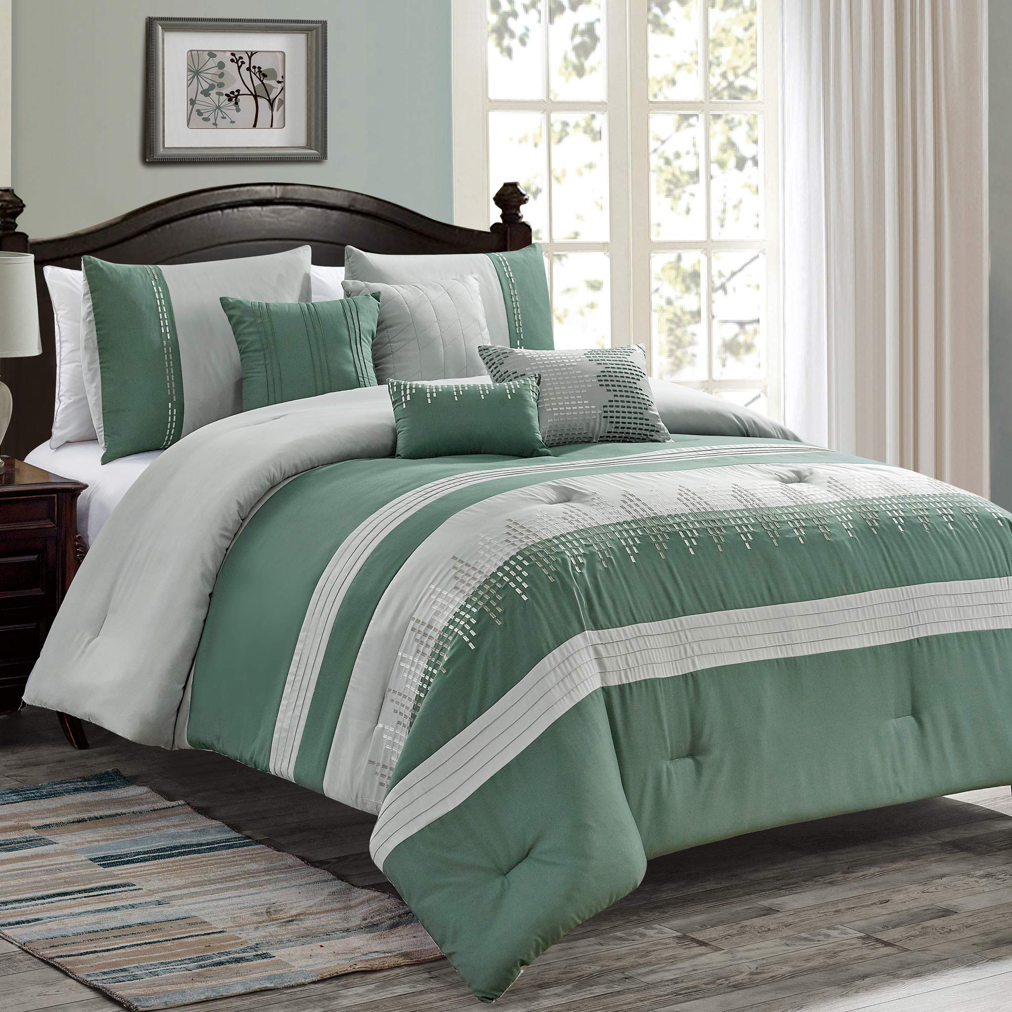 Microfiber Comforter Set Cal King 