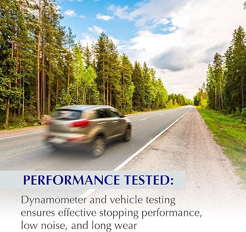 Miniatura 6 de Centric 105.10880 Posi Quiet Premium Juego de pastillas de freno de disco de cerámica para Honda Odyssey 2010-2005