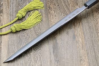 【研ぎ済み】青鋼・本鍛錬・水牛口　鎌形薄刃包丁　ナイフ　料理　釣り　板前　寿司 m67812298701_1.jpg?1694879539