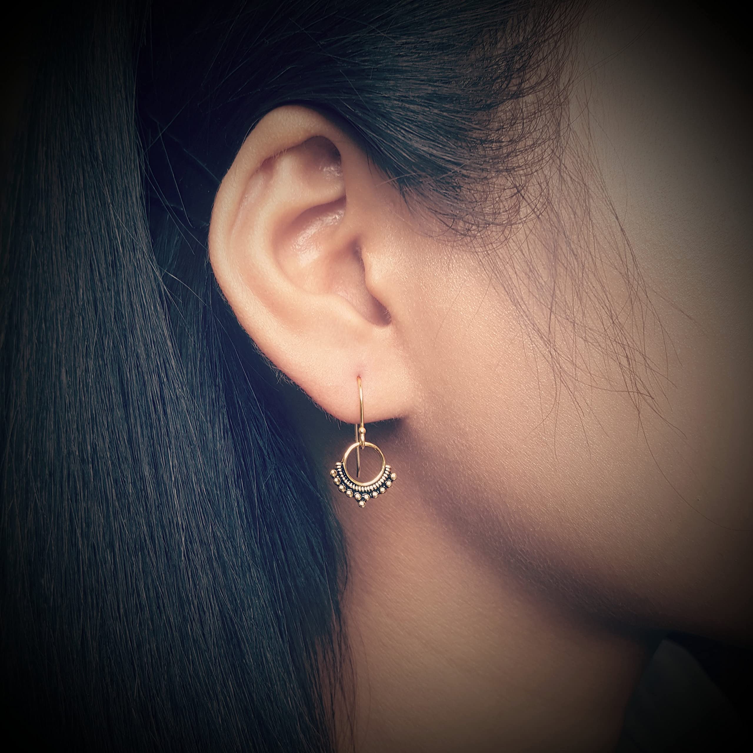 925 Silver Plated Dangle Earrings Traditional And Pure Silver