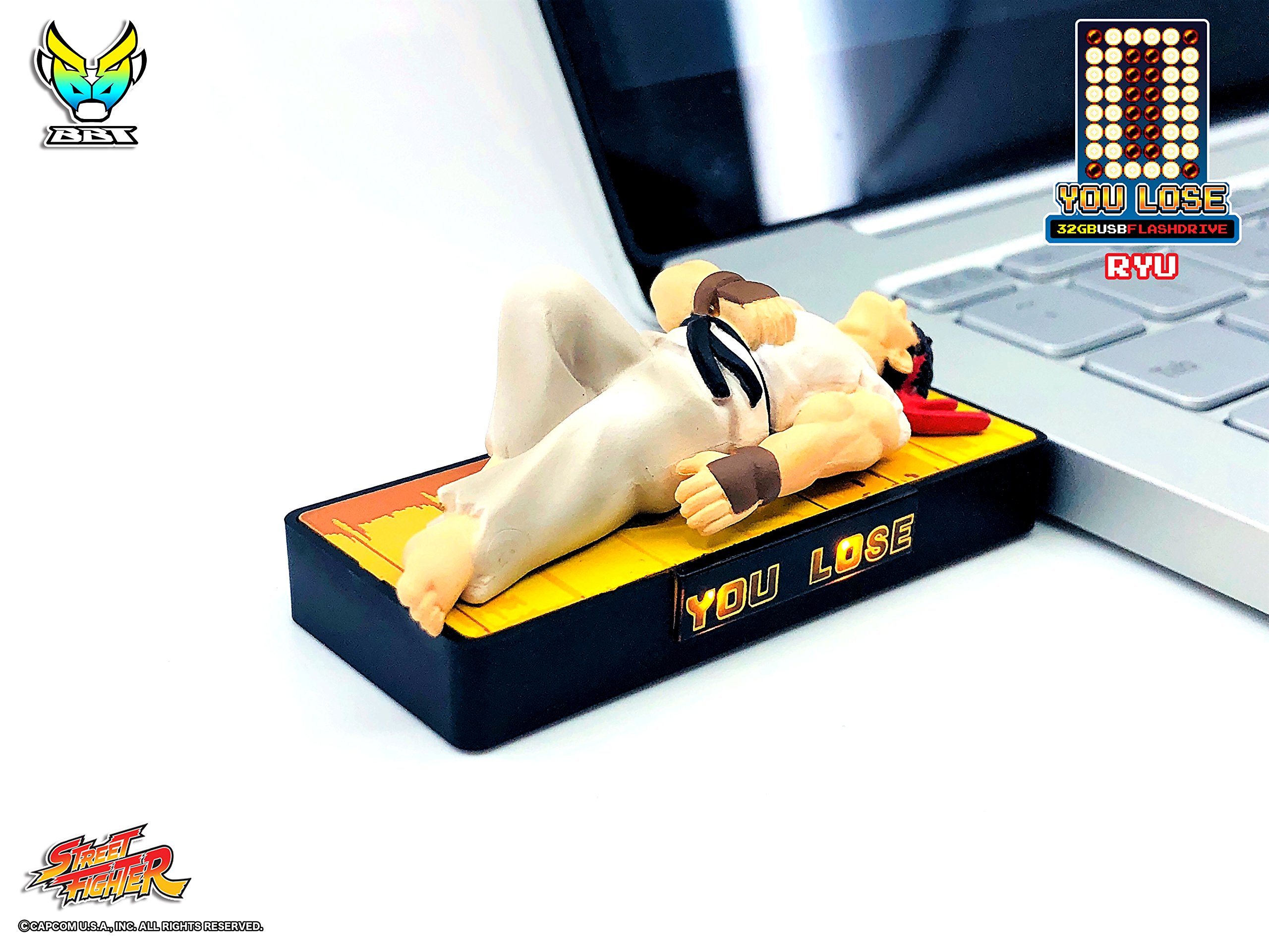 Bigboystoys Street Fighter Ryu You Lose 32GB USB Flash Memory