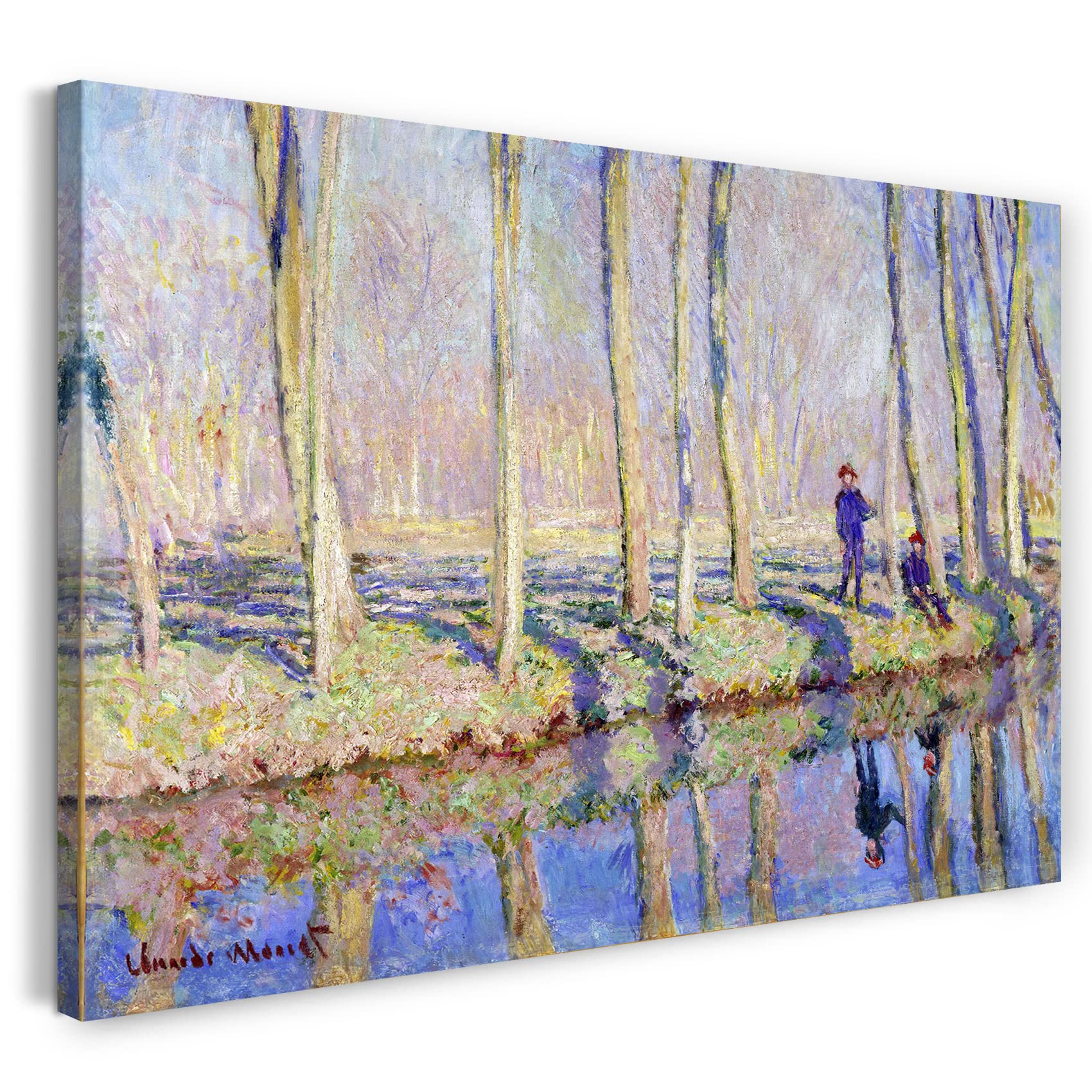 Claude Monet Impression sur Toile 80x60cm Tableau Peinture Impressionnisme