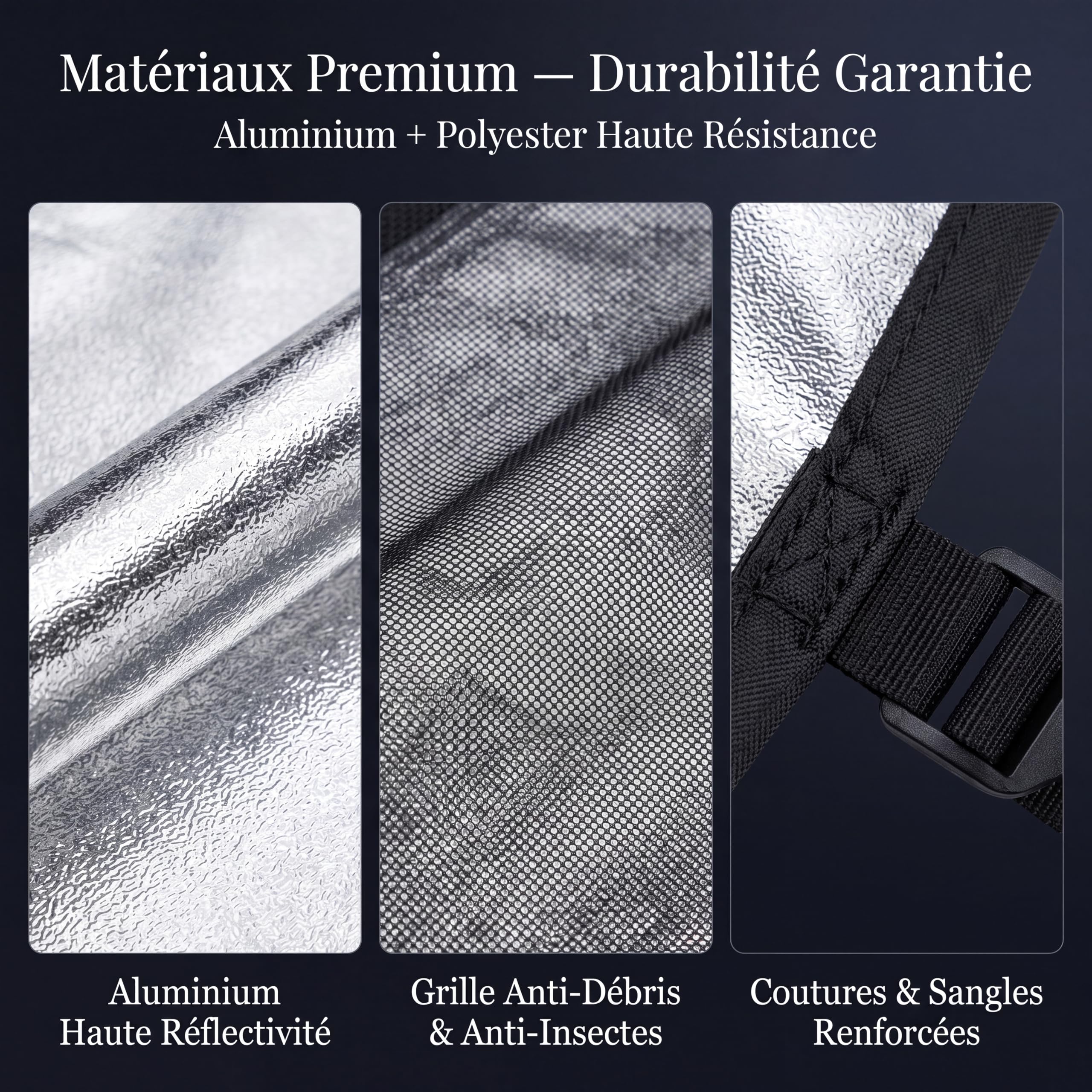 Housse de climatiseur, housse anti-poussière pour climatiseur extérieur, adaptée pour assurer les performances optimales de l'unité extérieure (96 x 40 x 70 cm)