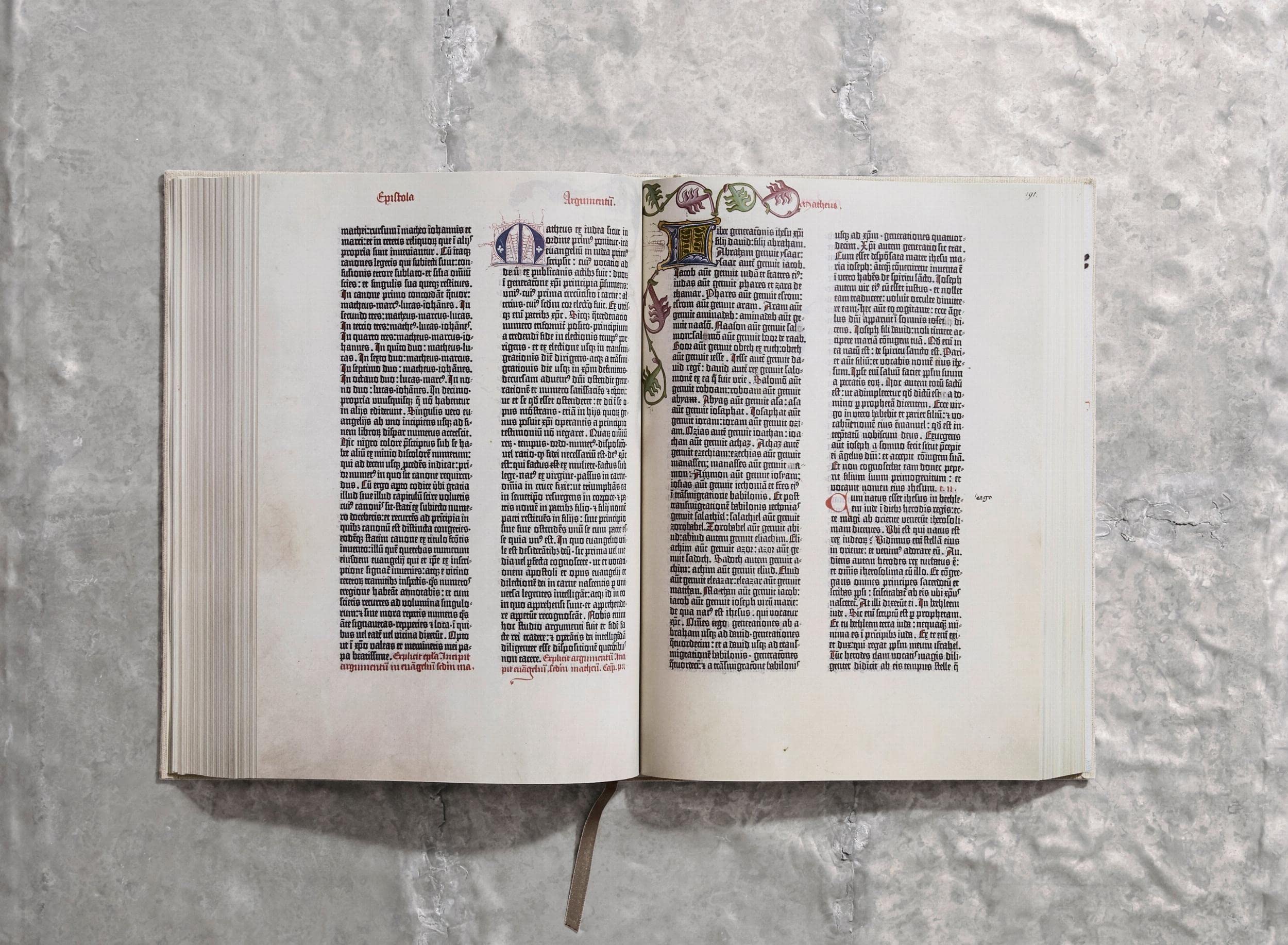 Die Gutenberg-Bibel von 1454