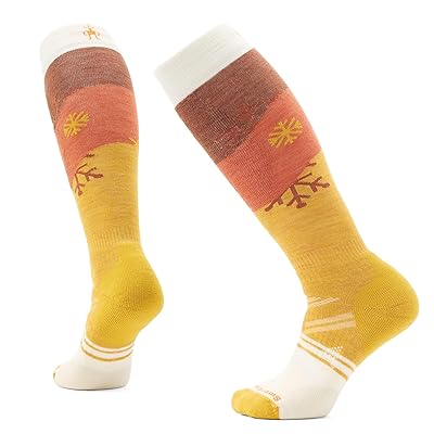 Smartwool Ski Full Cushion Snowpocalypse Pattern Over The Calf Socks Women