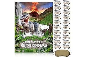 Faccito Pin the Horn on the Triceratops Birthday Game