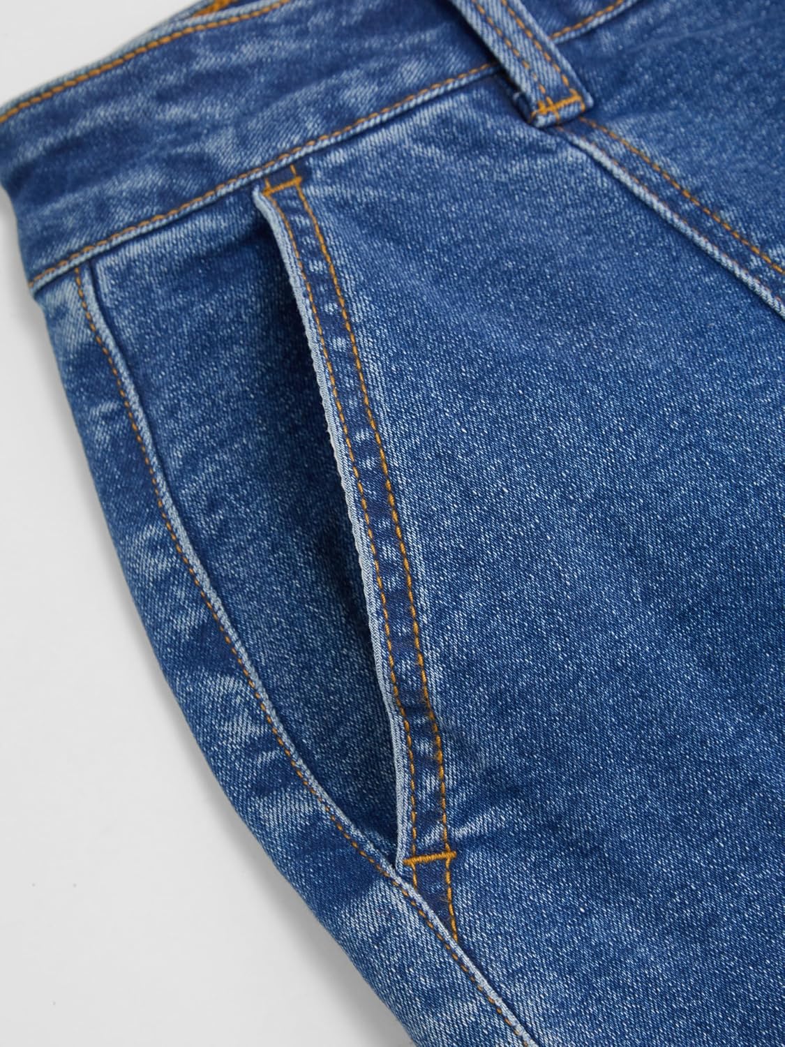 CIDER Womens Denim Flare Jeans High Waist Bell Bottom Jeans Casual Going Out Trouser - Image 2