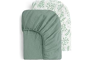 Yoofoss: Soft, Breathable Muslin Crib Sheets for Sweet Dreams
