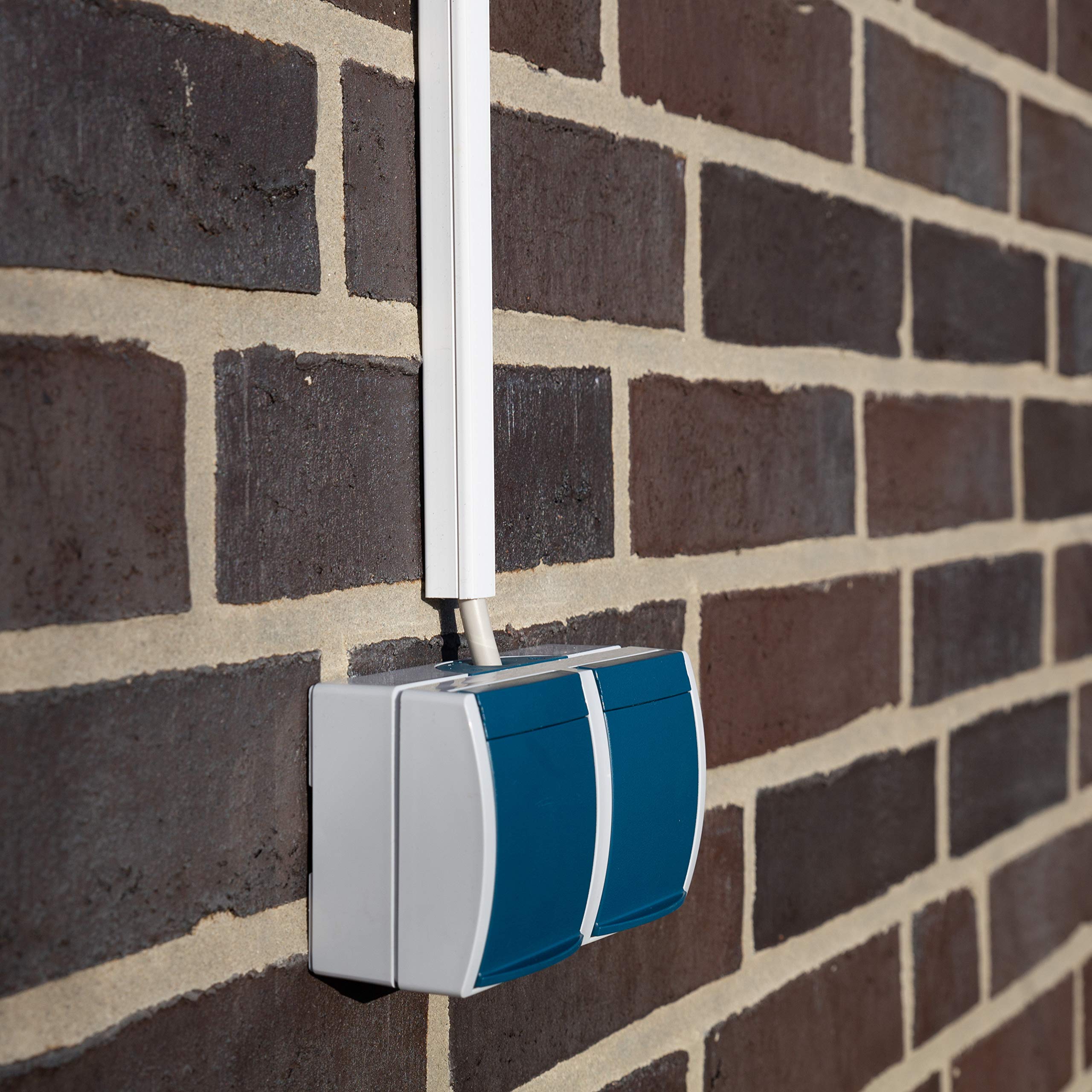 Delock Kabelgoot Mini zelfklevend 1 x 1 cm - Lengte 1 m wit