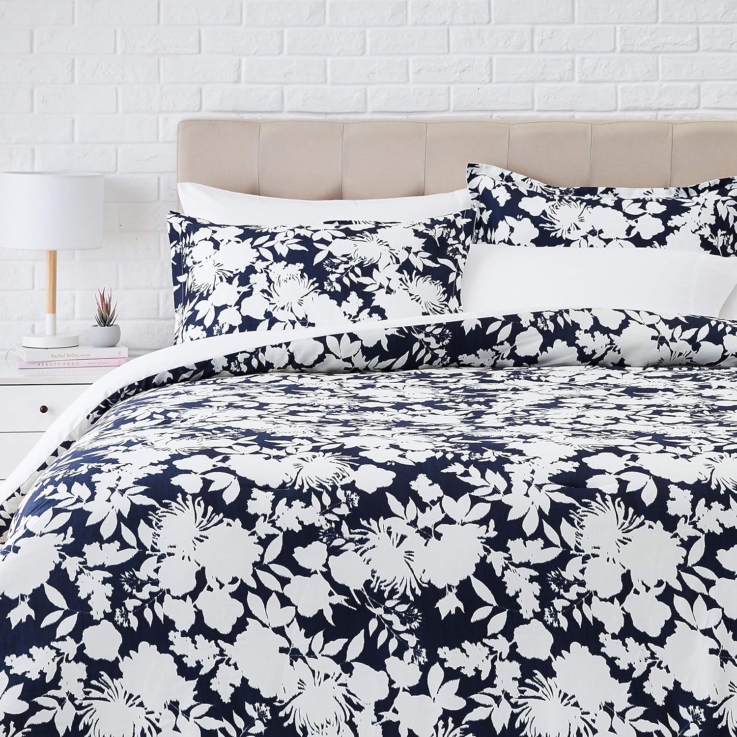 Basics 300TC 100% Cotton Comforter Set Full/Queen 