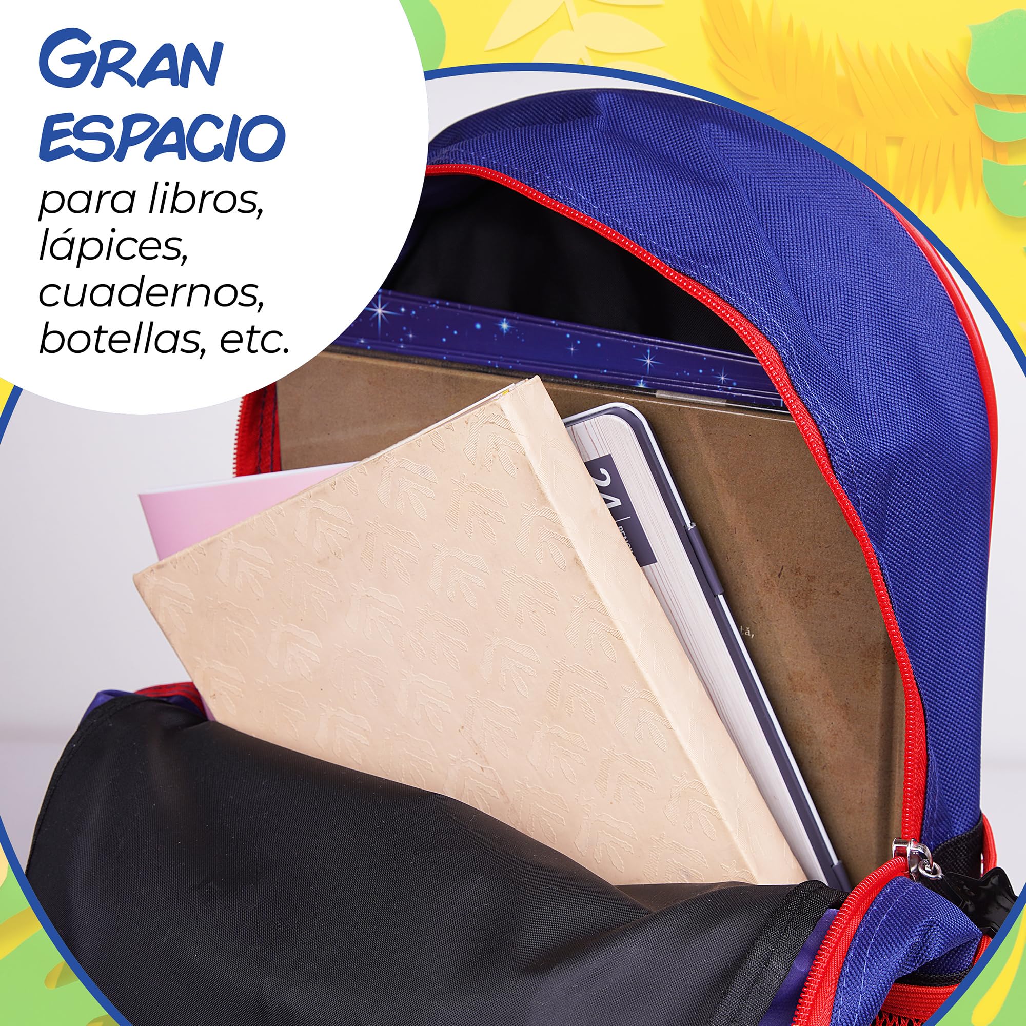 Super Mario Bros. - Mochila Mario - Mochila Escolar para Niño y Niña - Mochilas - Idea de Regalo