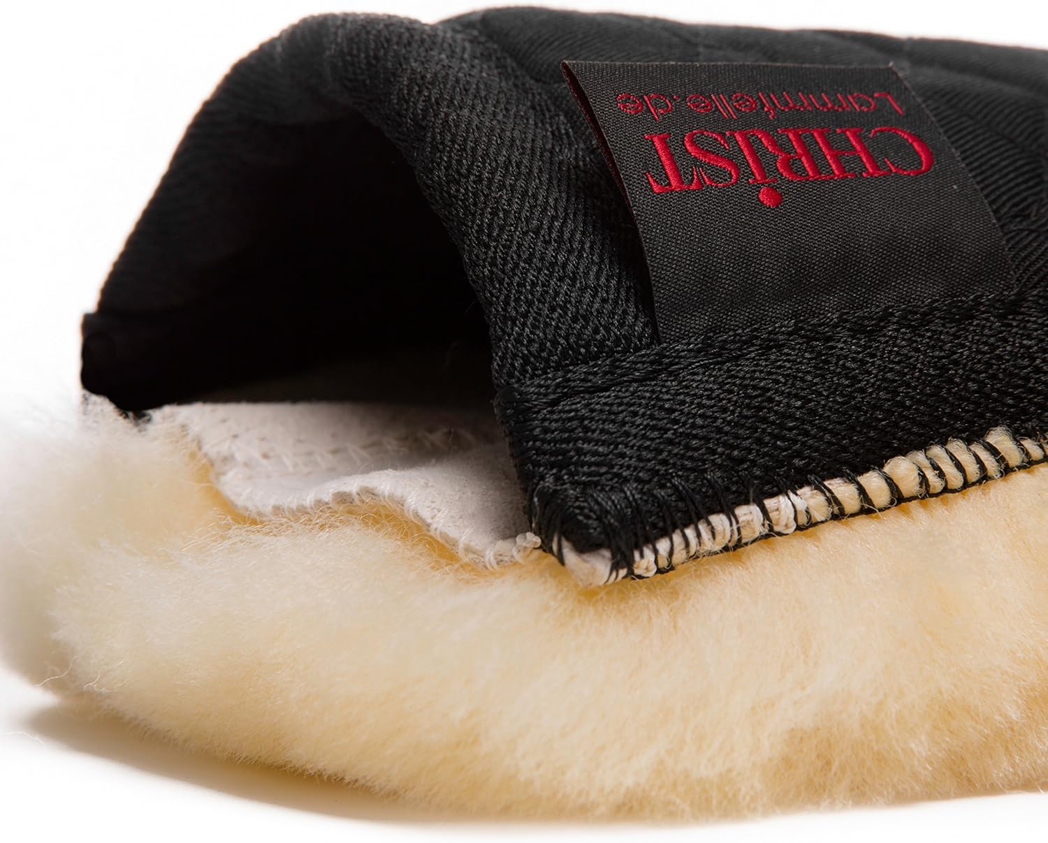 Girths Brown Merauno Horse Sheepskin Grooming Mitt Lambskin Cleaning