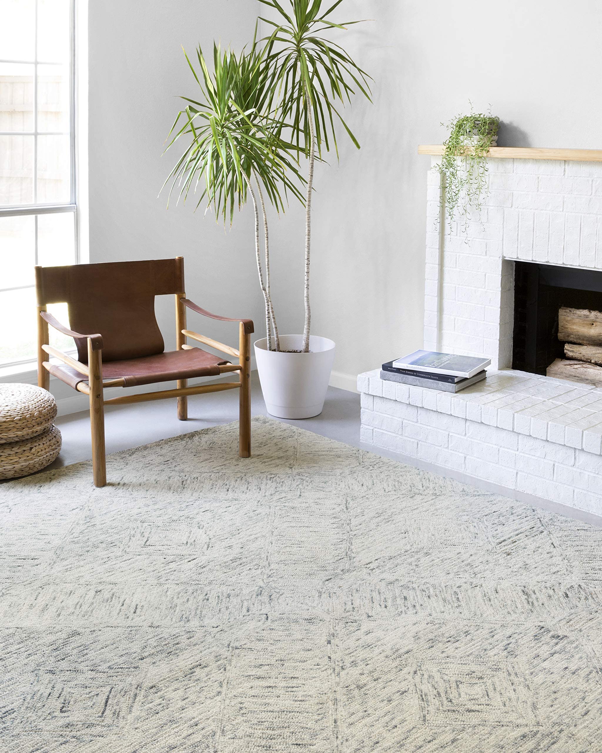 Loloi II Ziva Collection ZV-05 Sky 2'-3" x 3'-9" Accent Rug