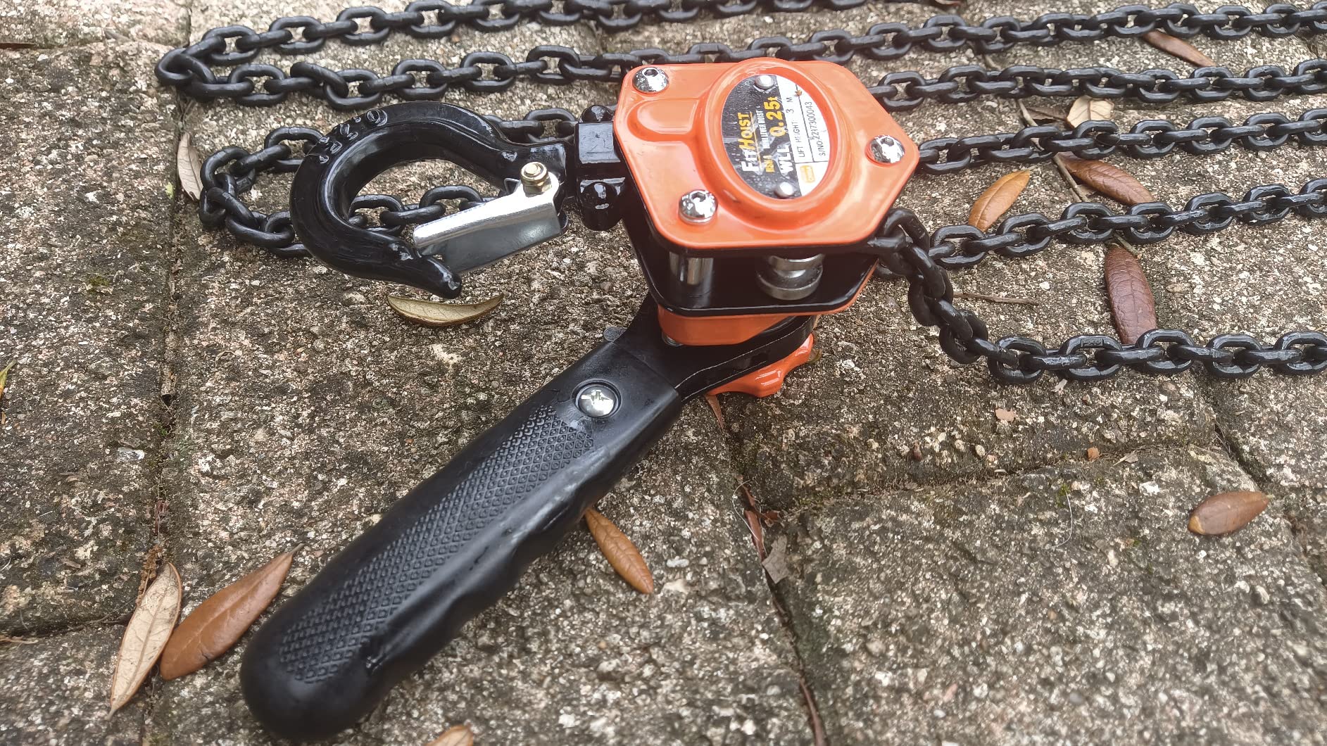 Chain Hoist 10FT Mini Hand Chain Block Hoist With 2 Heavy Duty Hooks - View #5