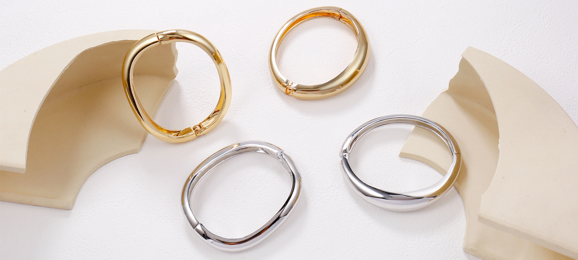 Amazon.com: Elegance 11 designs Gold Plated Cuff Bangle Bracelets