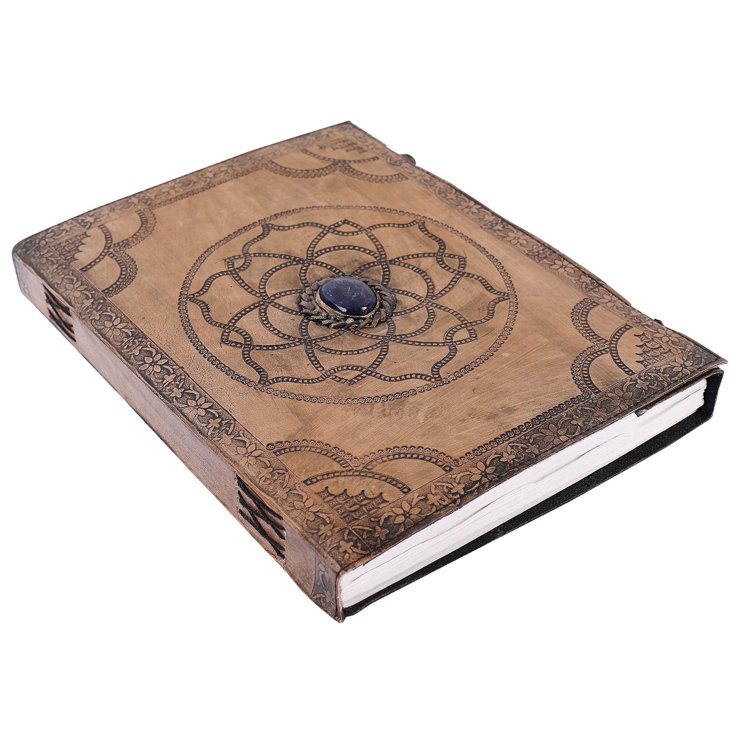 OVERDOSE Leather Journal, Handmade Antique Journal For Students & Office For Men Women Diary Leather Sketchbook Drawing