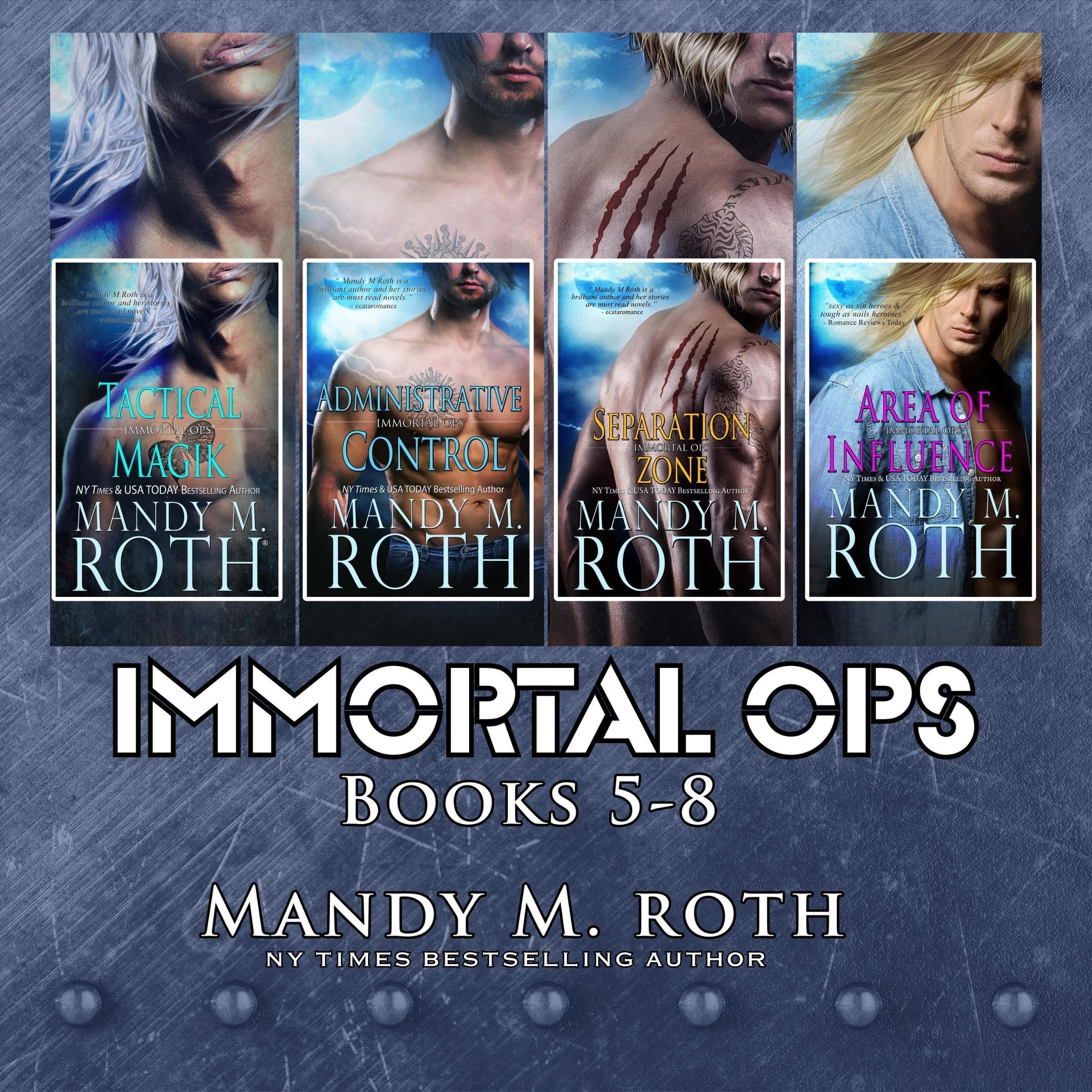 Cover art for Immortal Ops Books 5-8
