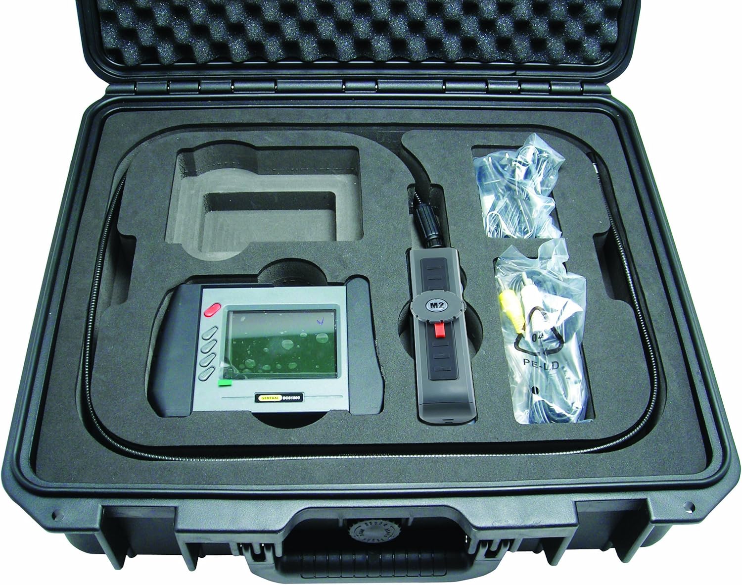 General Tools & Instruments DCS1800ART High Performance Wireless Recording Video Borescope System, Articulating Probe